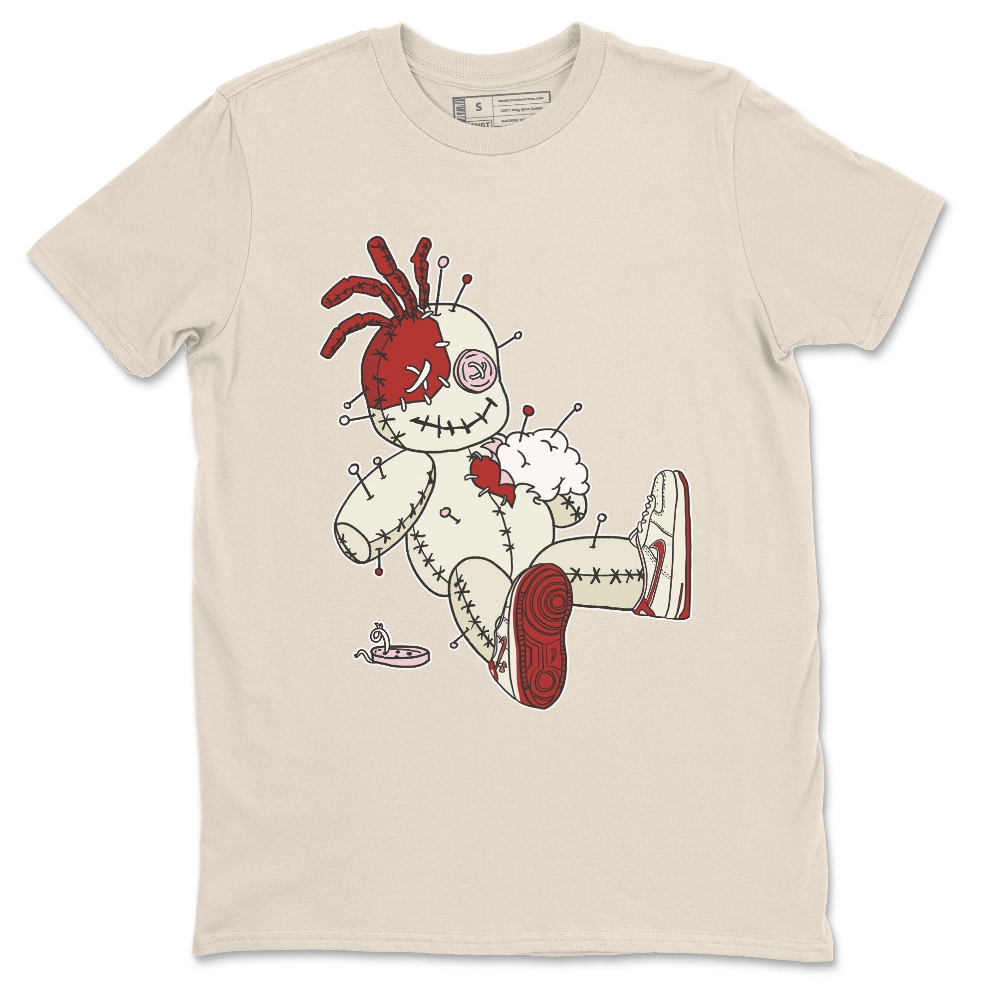 Air Force 1 Valentines Day Sneaker Match Tees Voodoo Doll Sneaker Tees Air Force 1 Valentines Day Jordan to match sneaker T-Shirt Crew Neck Shirts