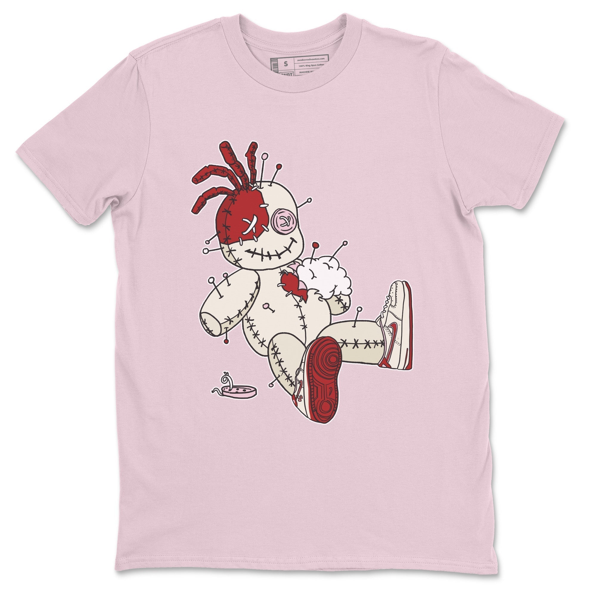 Air Force 1 Valentines Day Sneaker Match Tees Voodoo Doll Sneaker Tees Air Force 1 Valentines Day Jordan to match sneaker T-Shirt Crew Neck Shirts