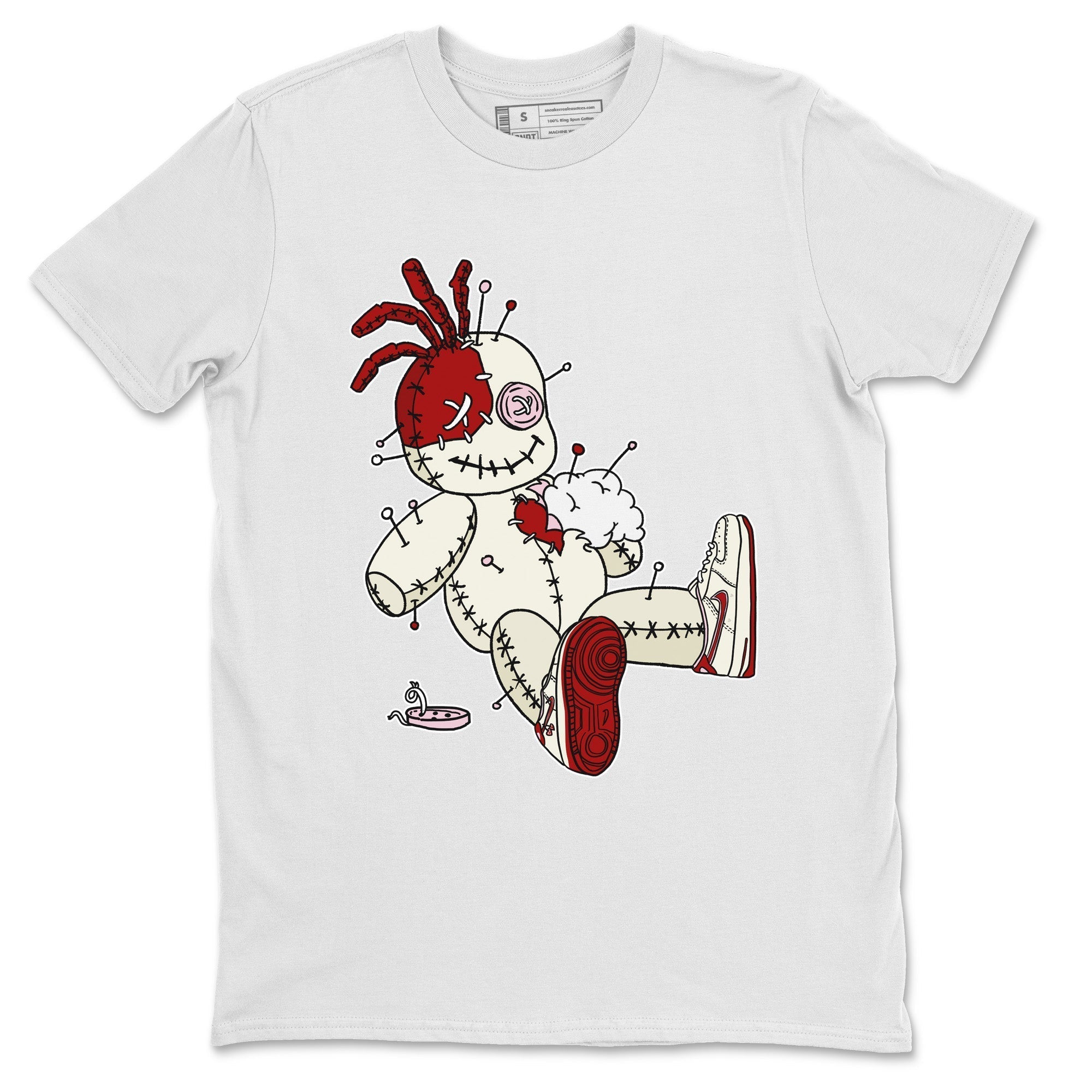 Air Force 1 Valentines Day Sneaker Match Tees Voodoo Doll Sneaker Tees Air Force 1 Valentines Day Jordan to match sneaker T-Shirt Crew Neck Shirts