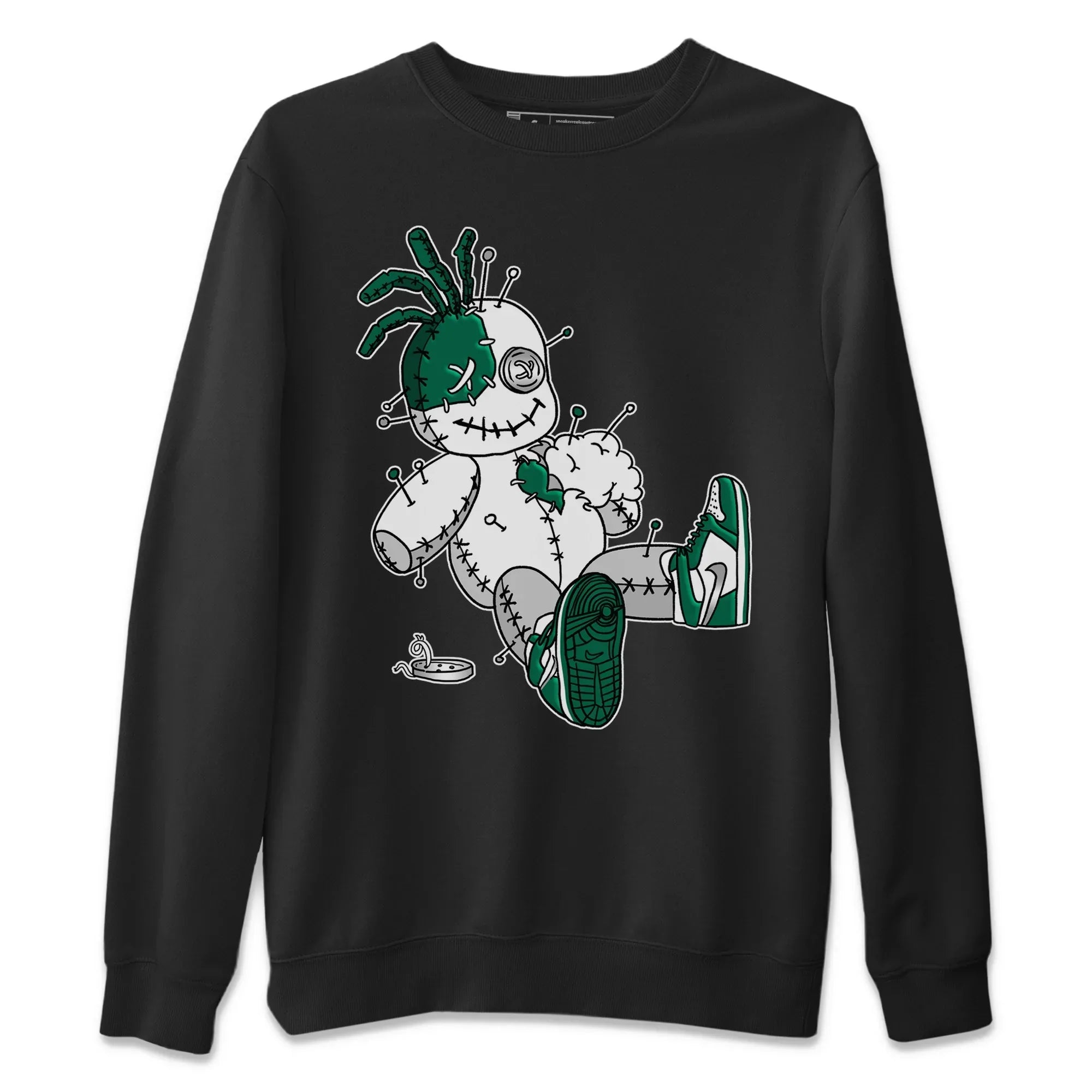 Jordan 1 Gorge Green Sneaker Matching T-Shirt Voodoo Doll Sneaker Tees Jordan 1 Gorge Green Sneaker Release Tees Crew Neck Tees