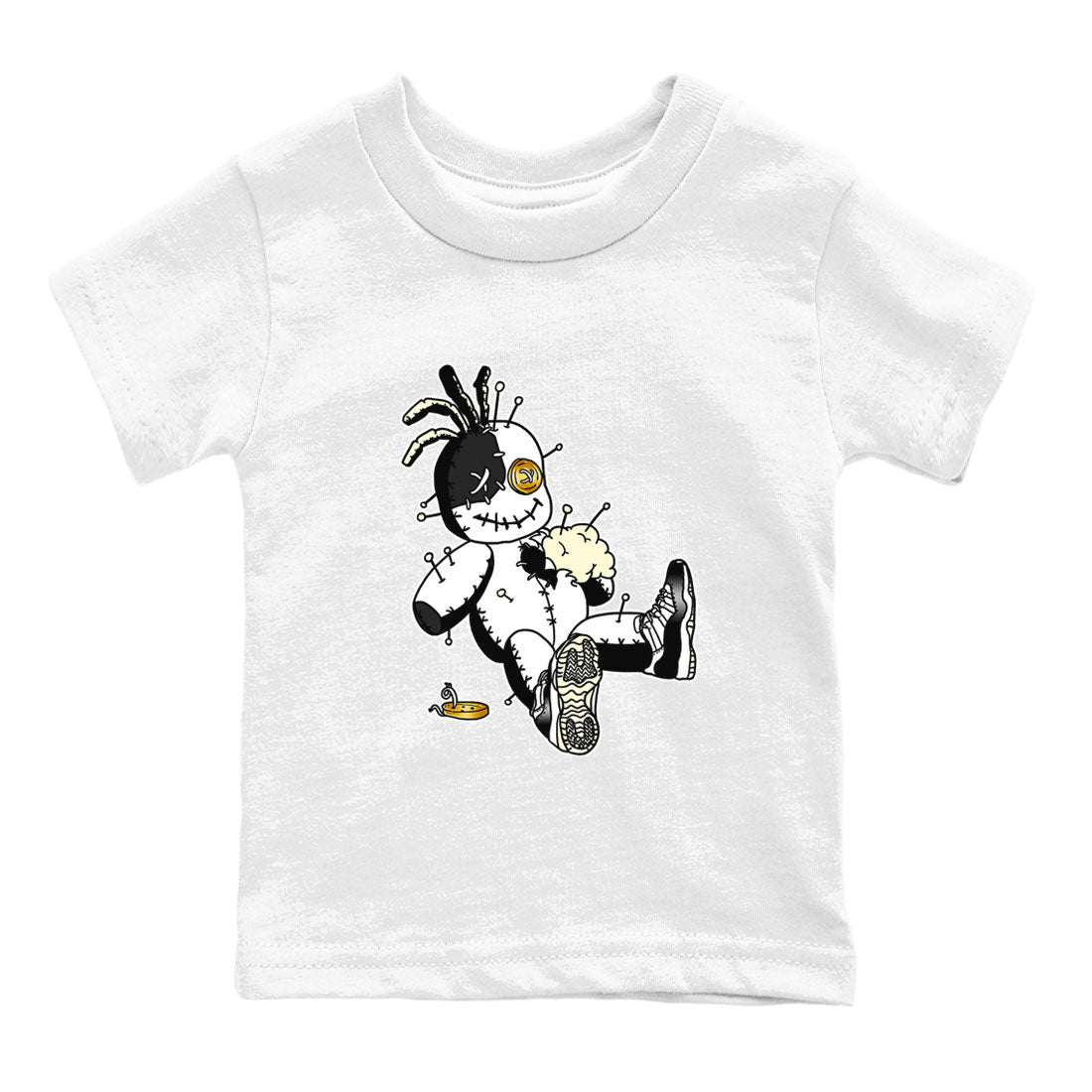 Air Jordan 11 Gratitude shirt to match jordans Voodoo Doll sneaker tees Jordan 11 Retro Gratitude Drip Gear Zone Sneaker Matching Cotton Shirt baby toddler White 2 cotton Shirt