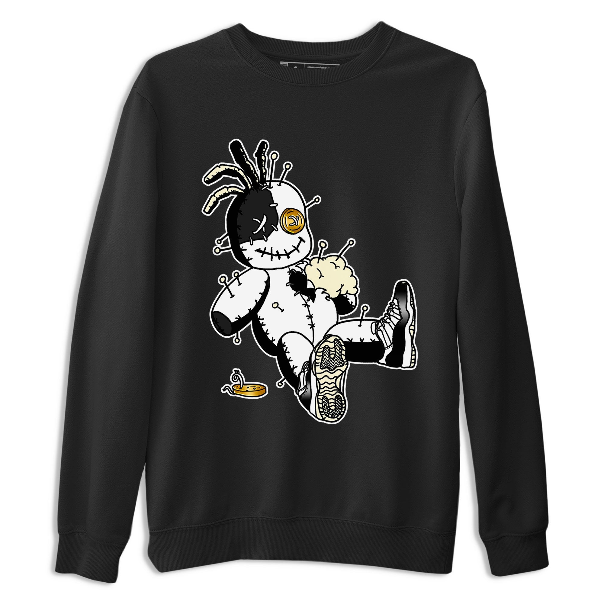 Air Jordan 11 Gratitude shirt to match jordans Voodoo Doll sneaker tees Jordan 11 Retro Gratitude Drip Gear Zone Sneaker Matching Cotton Shirt unisex cotton Black 2 crew neck shirt