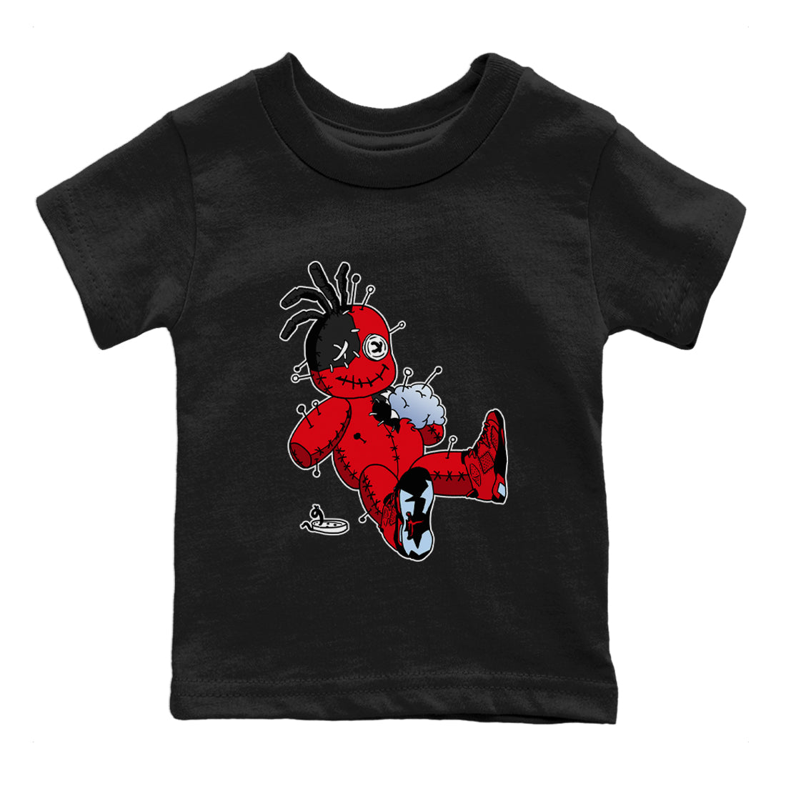 Air Jordan 6 Toro Bravo Voodoo Doll Baby and Kids Streetwear Sneaker Shirt Air Jordan 6 Toro Bravo Kids Streetwear Sneaker Shirt Washing and Care Tip