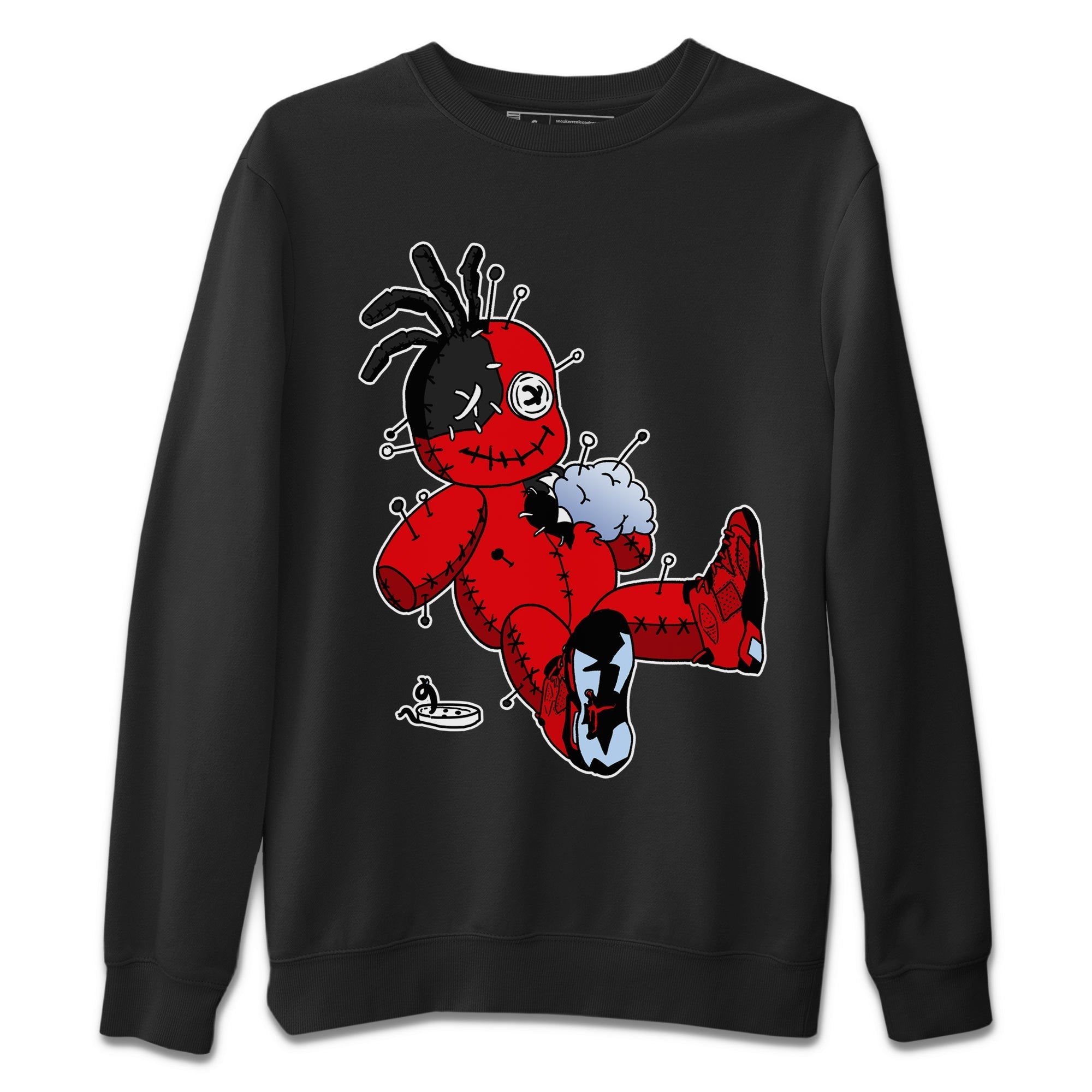 Air Jordan 6 Toro Bravo Sneaker Match Tees Voodoo Doll Streetwear Sneaker Shirt Air Jordan 6 Toro Tees Unisex Shirts Black 2
