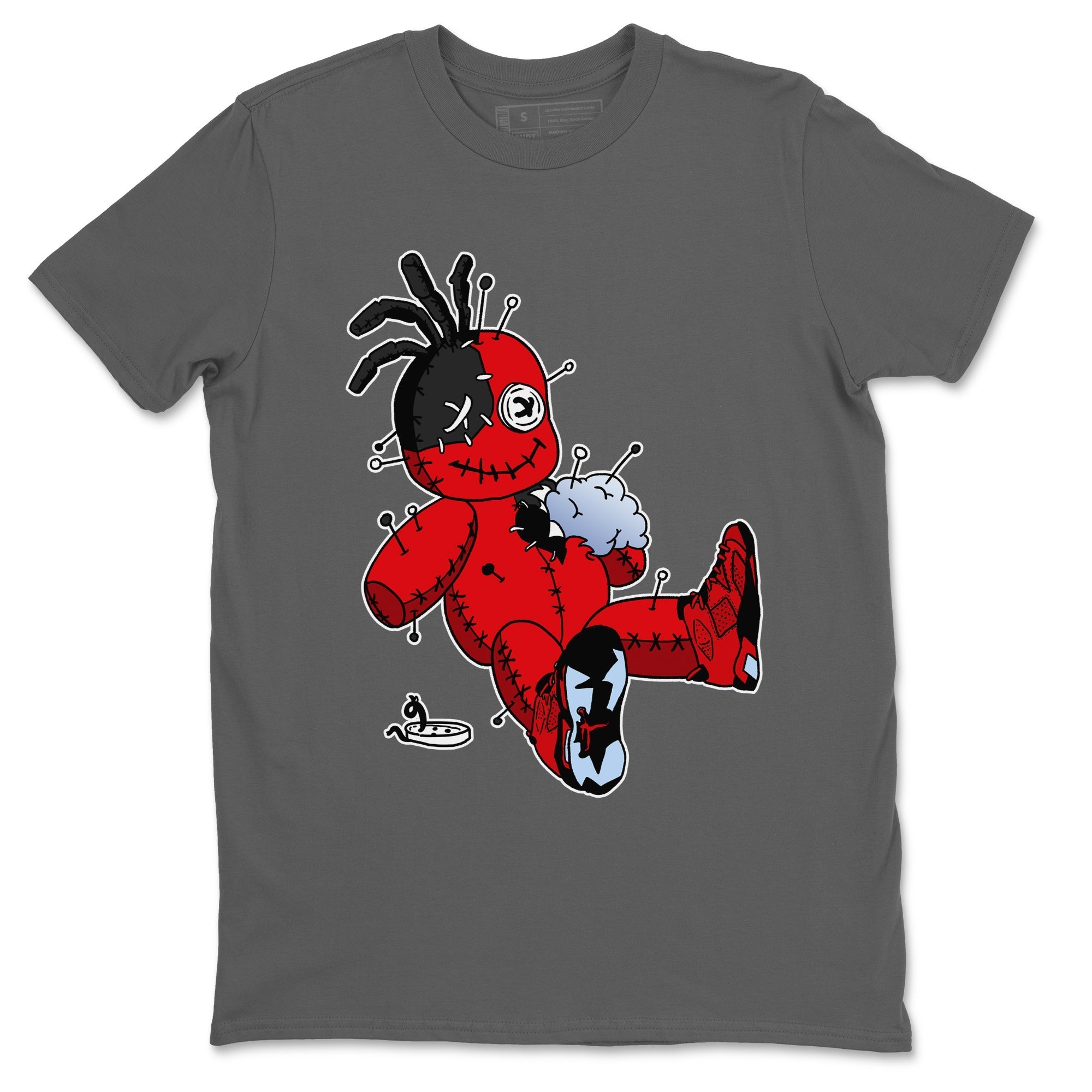 Air Jordan 6 Toro Bravo Sneaker Match Tees Voodoo Doll Streetwear Sneaker Shirt Air Jordan 6 Toro Tees Unisex Shirts Cool Grey 2