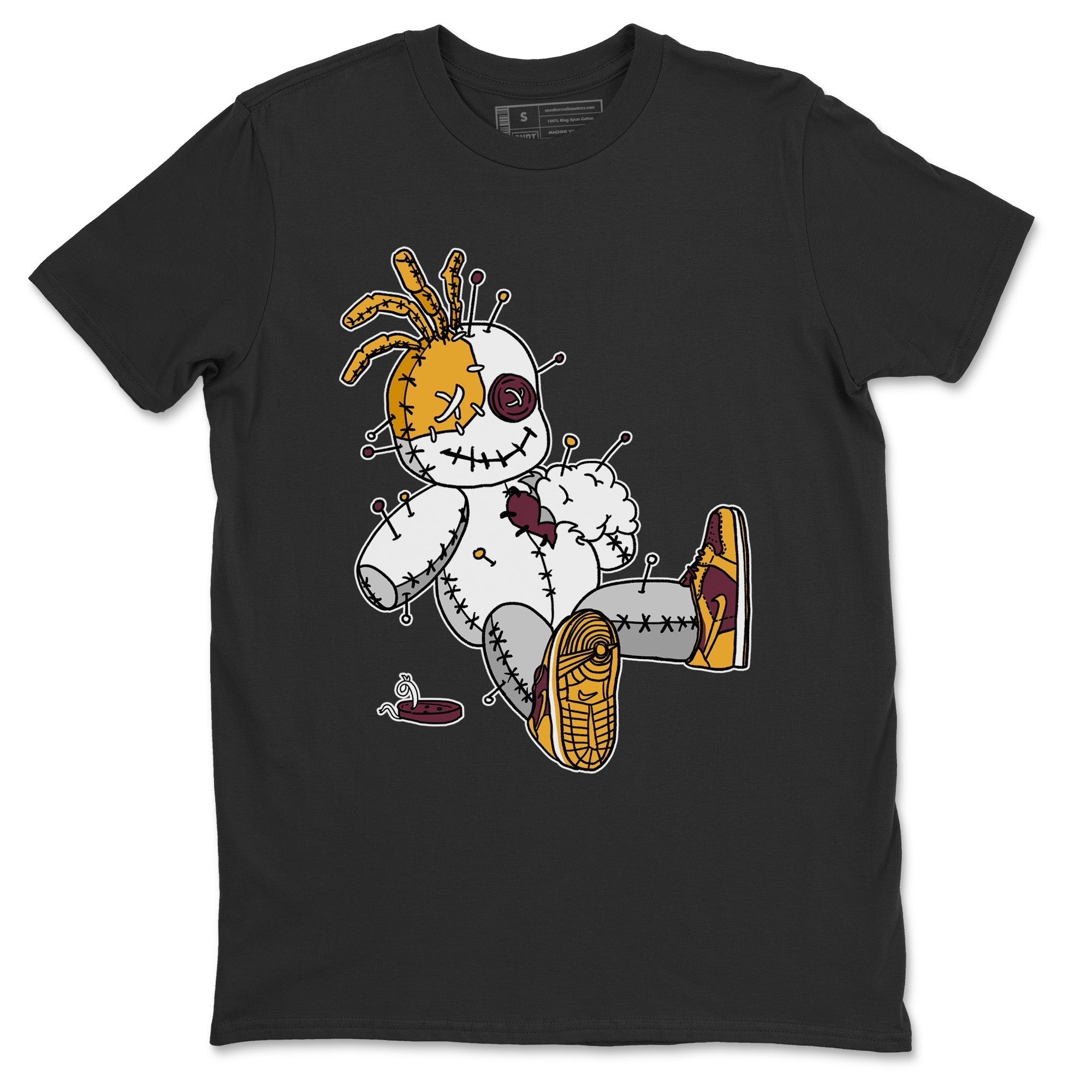 Dunk Arizona State Sneaker Match Tees Voodoo Doll Sneaker Tees Dunk Arizona State Jordan to match sneaker T-Shirt Crew Neck Shirts