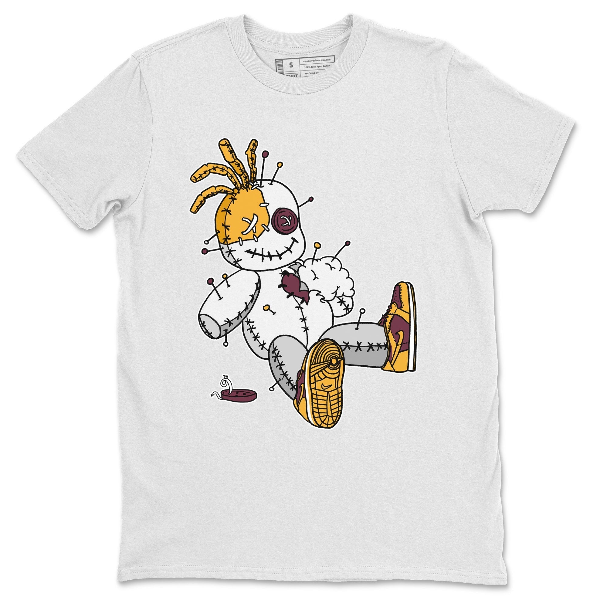 Dunk Arizona State Sneaker Match Tees Voodoo Doll Sneaker Tees Dunk Arizona State Jordan to match sneaker T-Shirt Crew Neck Shirts