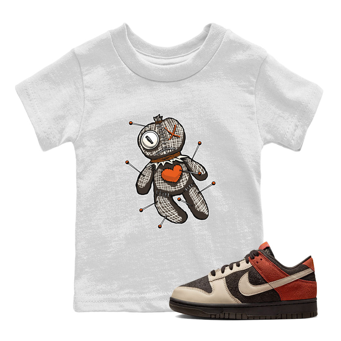 Nike Dunk Low Red Panda shirt to match jordans Voodoo Doll sneaker tees Dunk Red Panda Drip Gear Zone Sneaker T-Shirts Youth and Baby White 1 T-Shirt