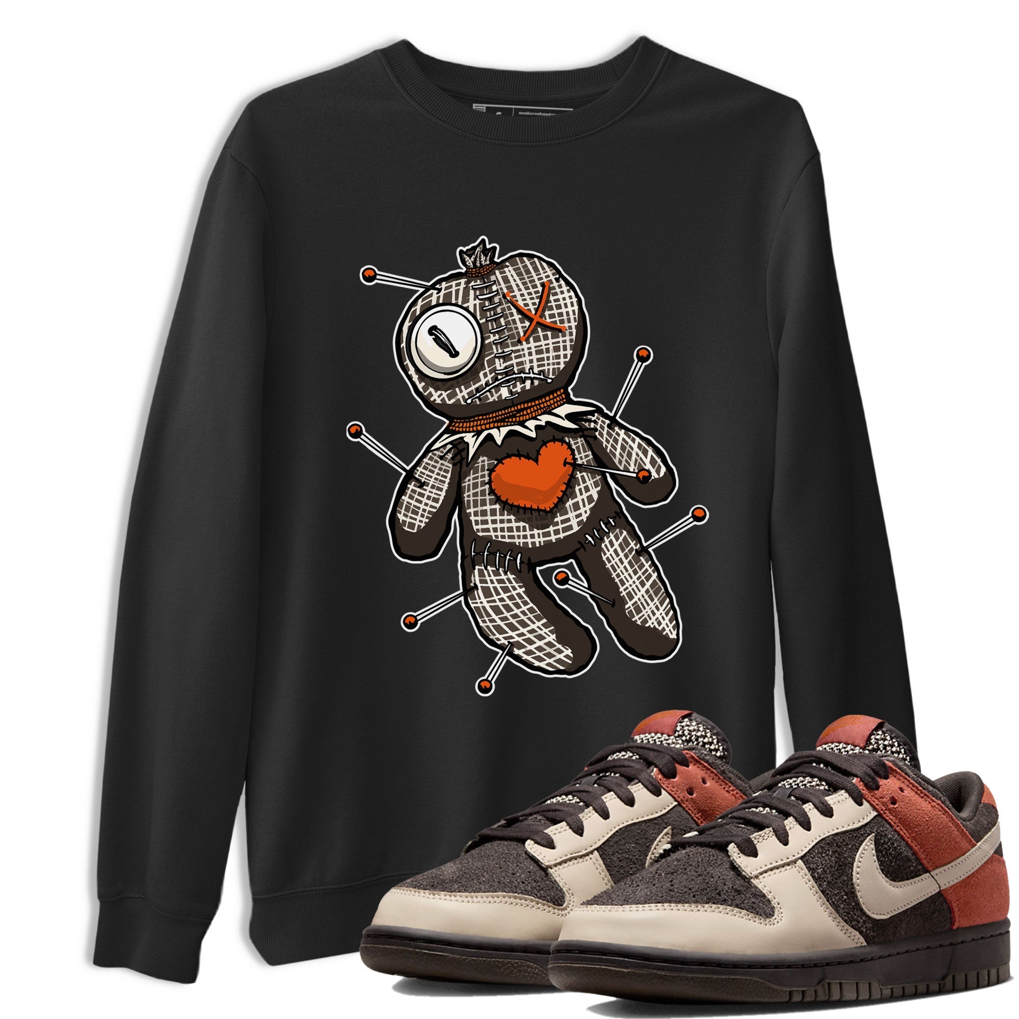 Nike Dunk Low Red Panda shirt to match jordans Voodoo Doll sneaker tees Dunk Red Panda Drip Gear Zone Sneaker T-Shirts Crew Neck Casual Fit Black 1 T-Shirt