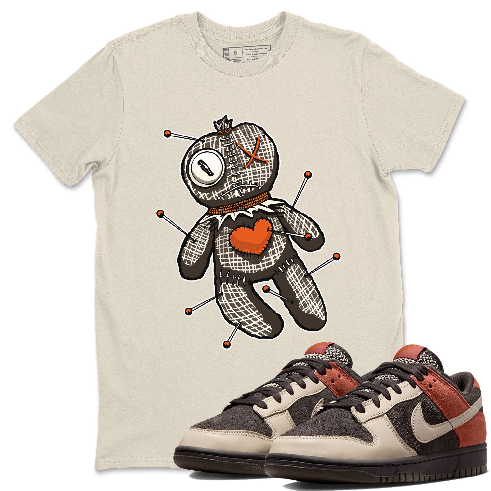 Nike Dunk Low Red Panda shirt to match jordans Voodoo Doll sneaker tees Dunk Red Panda Drip Gear Zone Unisex Crew Neck Tee Natural 1 T-Shirt