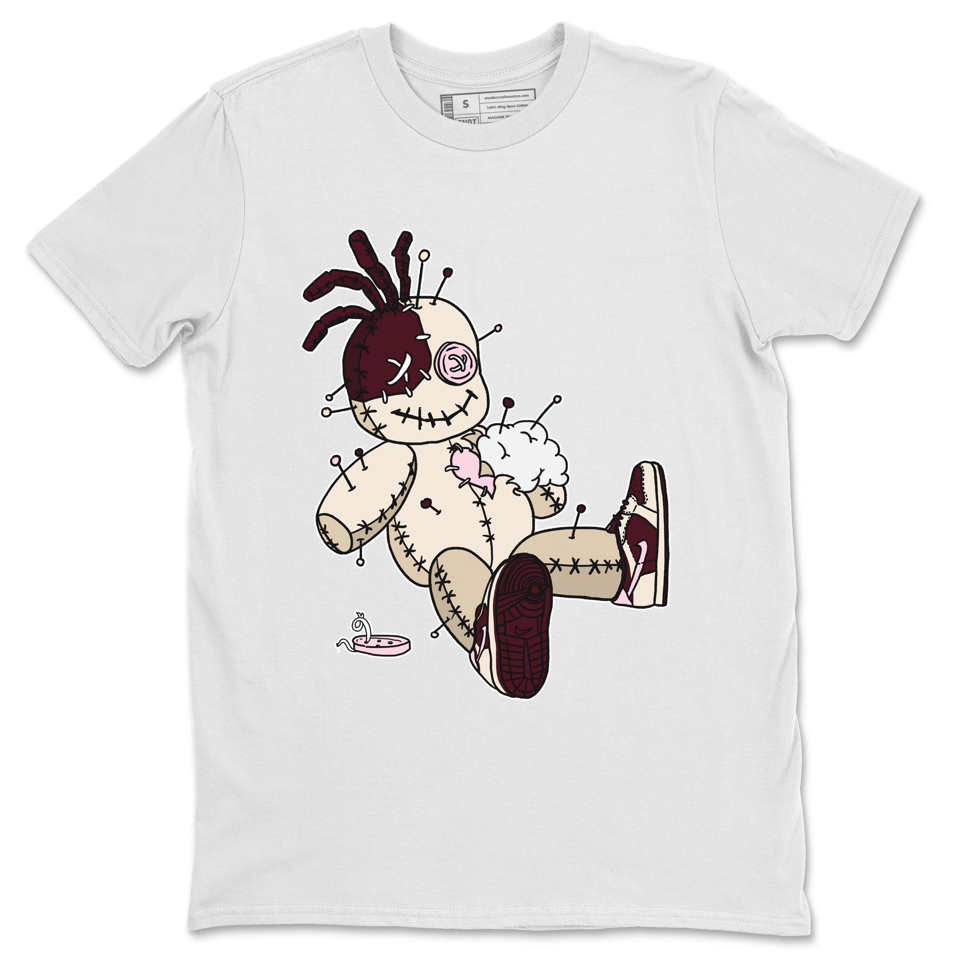 Dunk Valentines Day Sneaker Match Tees Voodoo Doll Sneaker Tees Dunk Valentines Day Jordan to match sneaker T-Shirt Crew Neck Shirts