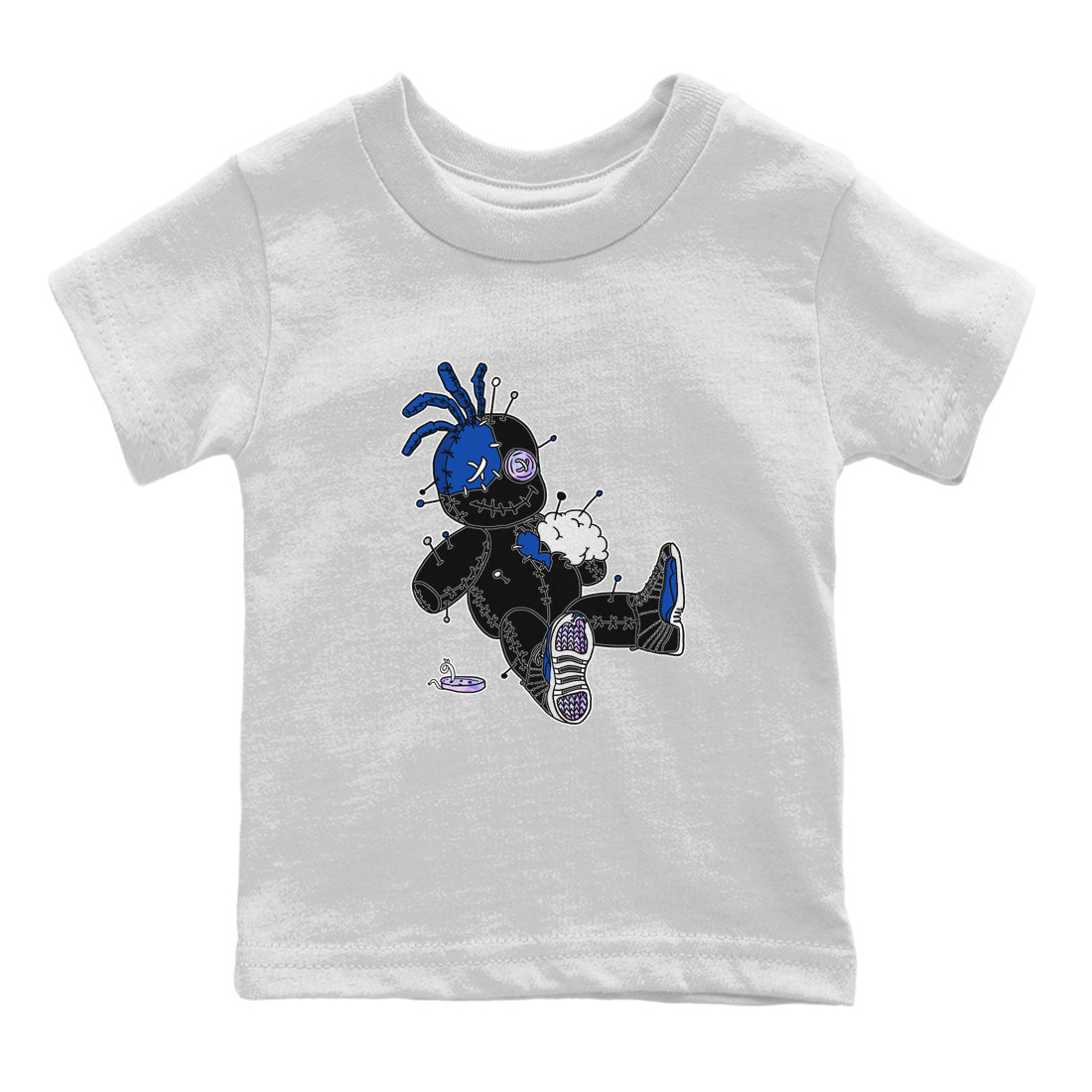Jordan 12 Hyper Royal Sneaker Matching T-Shirt Voodoo Doll Sneaker Tees Jordan 12 Hyper Royal Sneaker Release Tees Kids Shirts