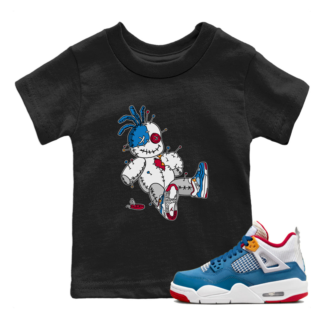 Jordan 4 Messy Room Sneaker Matching T-Shirt Voodoo Doll Sneaker Tees Jordan 4 Messy Room Sneaker Release Tees Kids Shirts
