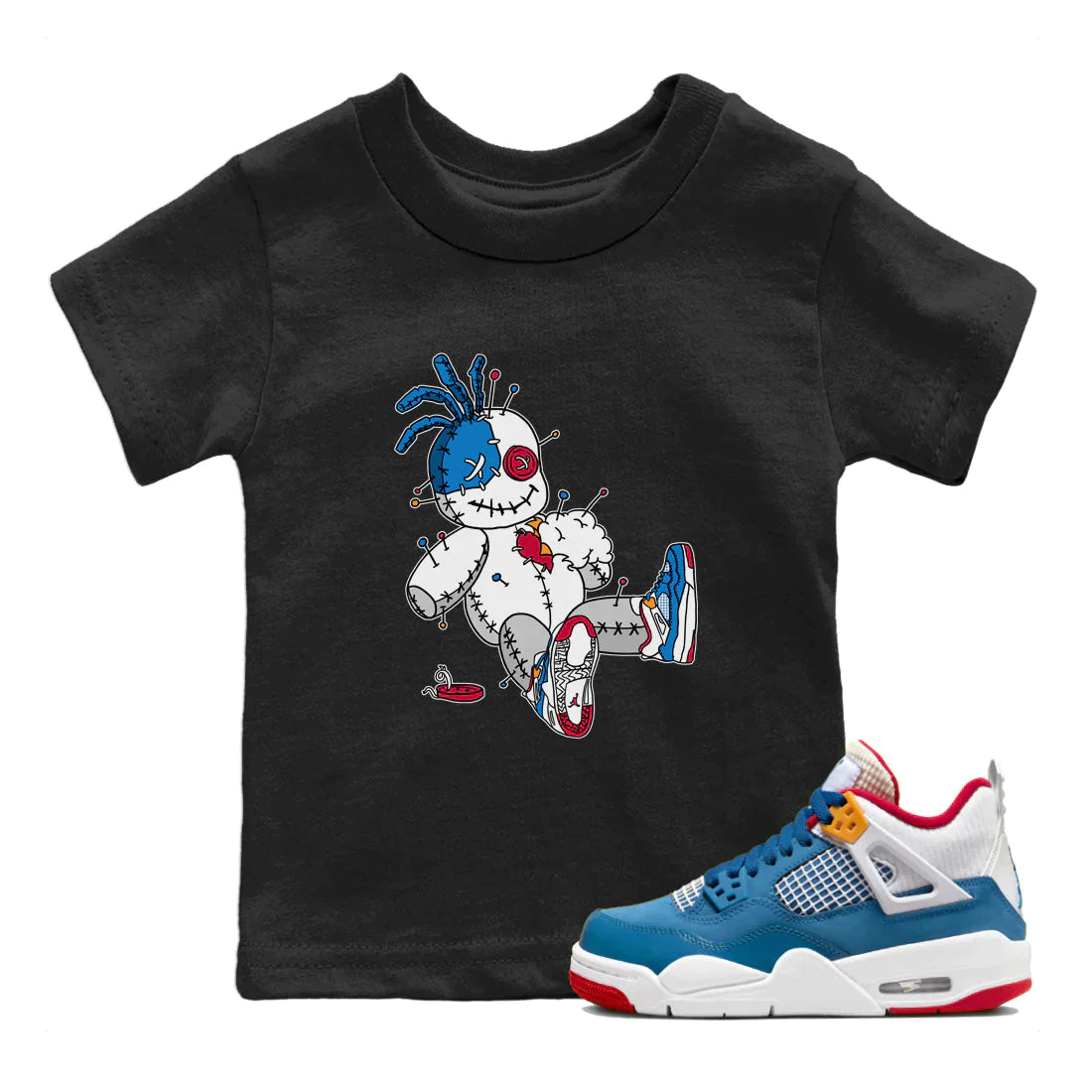 Jordan 4 Messy Room Sneaker Matching T-Shirt Voodoo Doll Sneaker Tees Jordan 4 Messy Room Sneaker Release Tees Kids Shirts