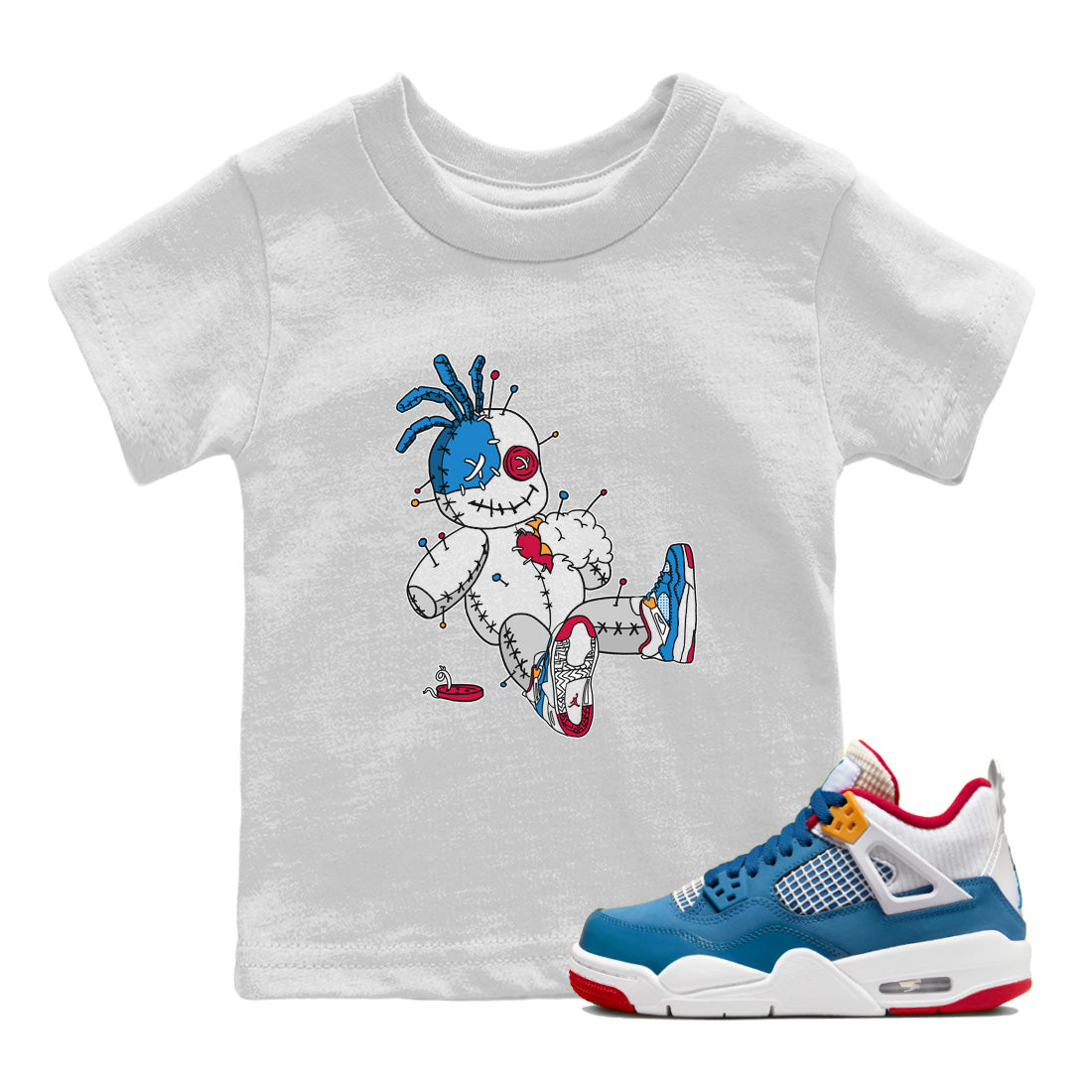 Jordan 4 Messy Room Sneaker Matching T-Shirt Voodoo Doll Sneaker Tees Jordan 4 Messy Room Sneaker Release Tees Kids Shirts
