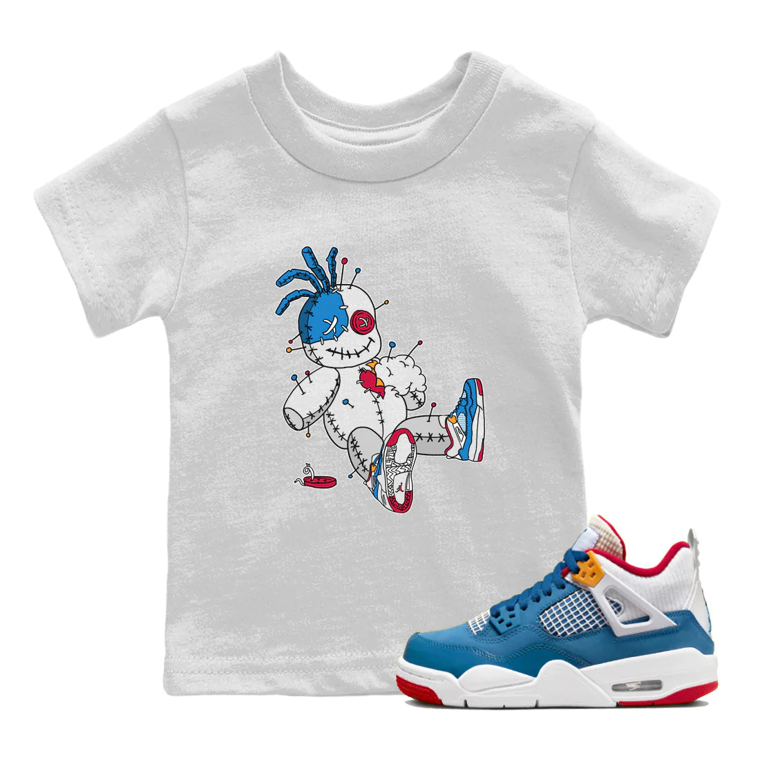 Jordan 4 Messy Room Sneaker Matching T-Shirt Voodoo Doll Sneaker Tees Jordan 4 Messy Room Sneaker Release Tees Kids Shirts