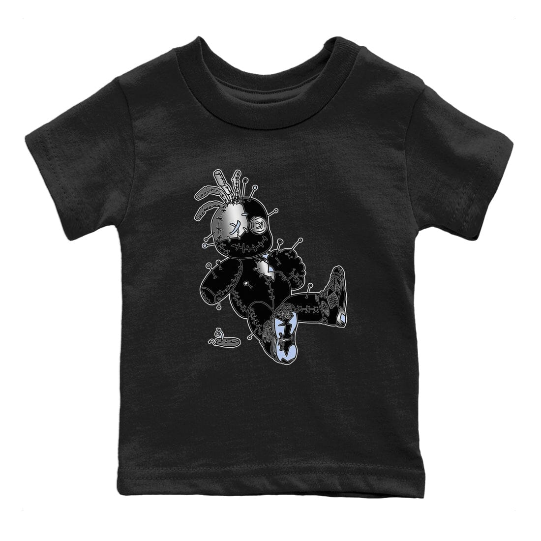 Jordan 6 Chrome Sneaker Matching T-Shirt Voodoo Doll Sneaker Tees Jordan 6 Chrome Sneaker Release Tees Kids Shirts
