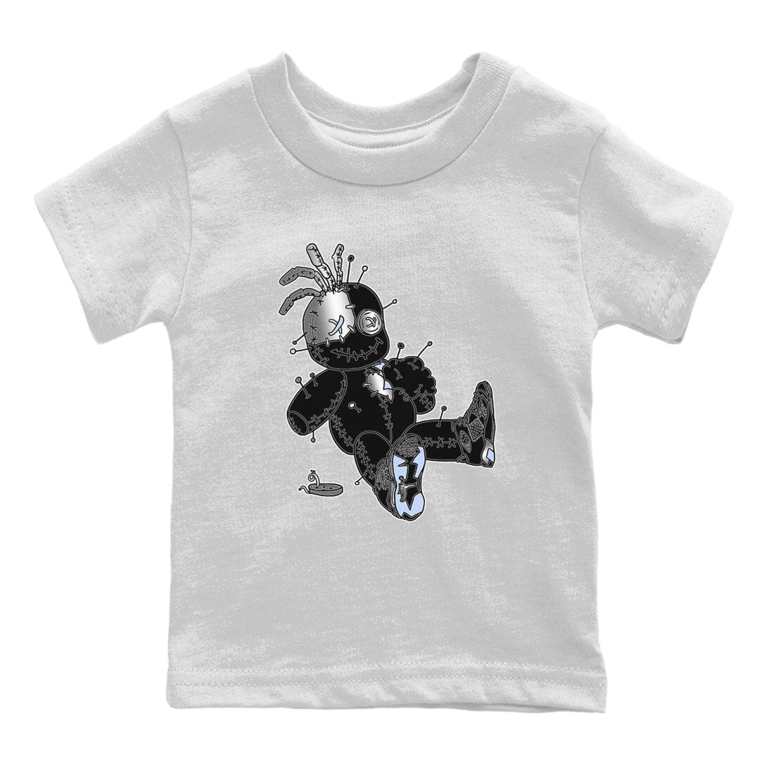 Jordan 6 Chrome Sneaker Matching T-Shirt Voodoo Doll Sneaker Tees Jordan 6 Chrome Sneaker Release Tees Kids Shirts
