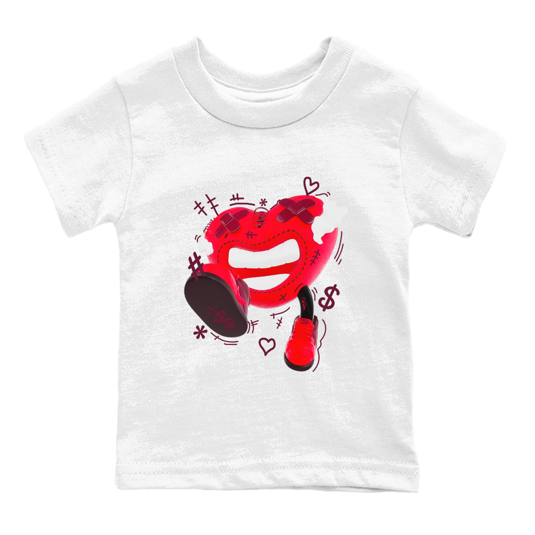 Air Force 1 Layers of Love shirt to match jordans Walk In Love sneaker tees af1 Layers of Love Drip Gear Zone baby toddler White 2 cotton Shirt
