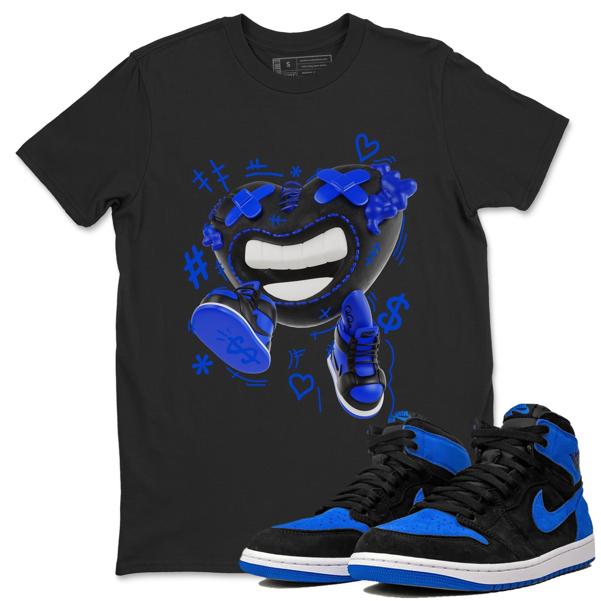 Air Jordan 1 Royal Reimagined shirt to match jordans Walk In Love sneaker tees AJ1 OG HIGH Royal Reimagined Drip Gear Zone Unisex Sneaker Tees and Sneaker Match T-Shirt Black 1 T-Shirt