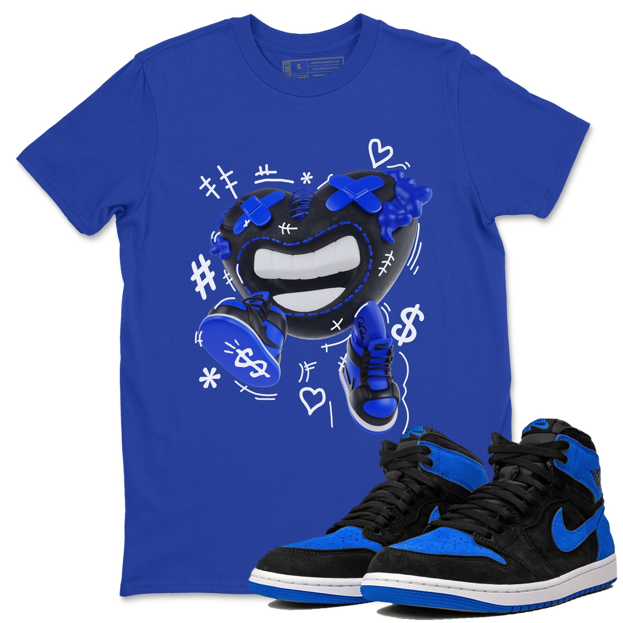 Air Jordan 1 Royal Reimagined shirt to match jordans Walk In Love sneaker tees AJ1 OG HIGH Royal Reimagined Drip Gear Zone Unisex Sneaker Tees and Sneaker Match T-Shirt Royal Blue 1 T-Shirt