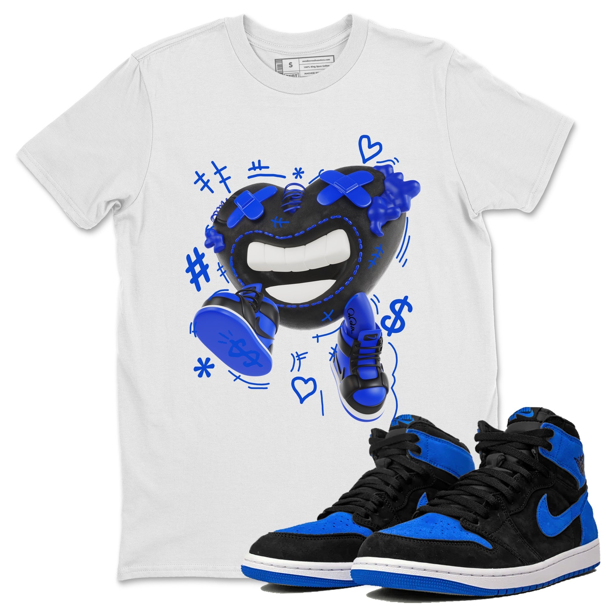 Air Jordan 1 Royal Reimagined shirt to match jordans Walk In Love sneaker tees AJ1 OG HIGH Royal Reimagined Drip Gear Zone Unisex Sneaker Tees and Sneaker Match T-Shirt White 1 T-Shirt
