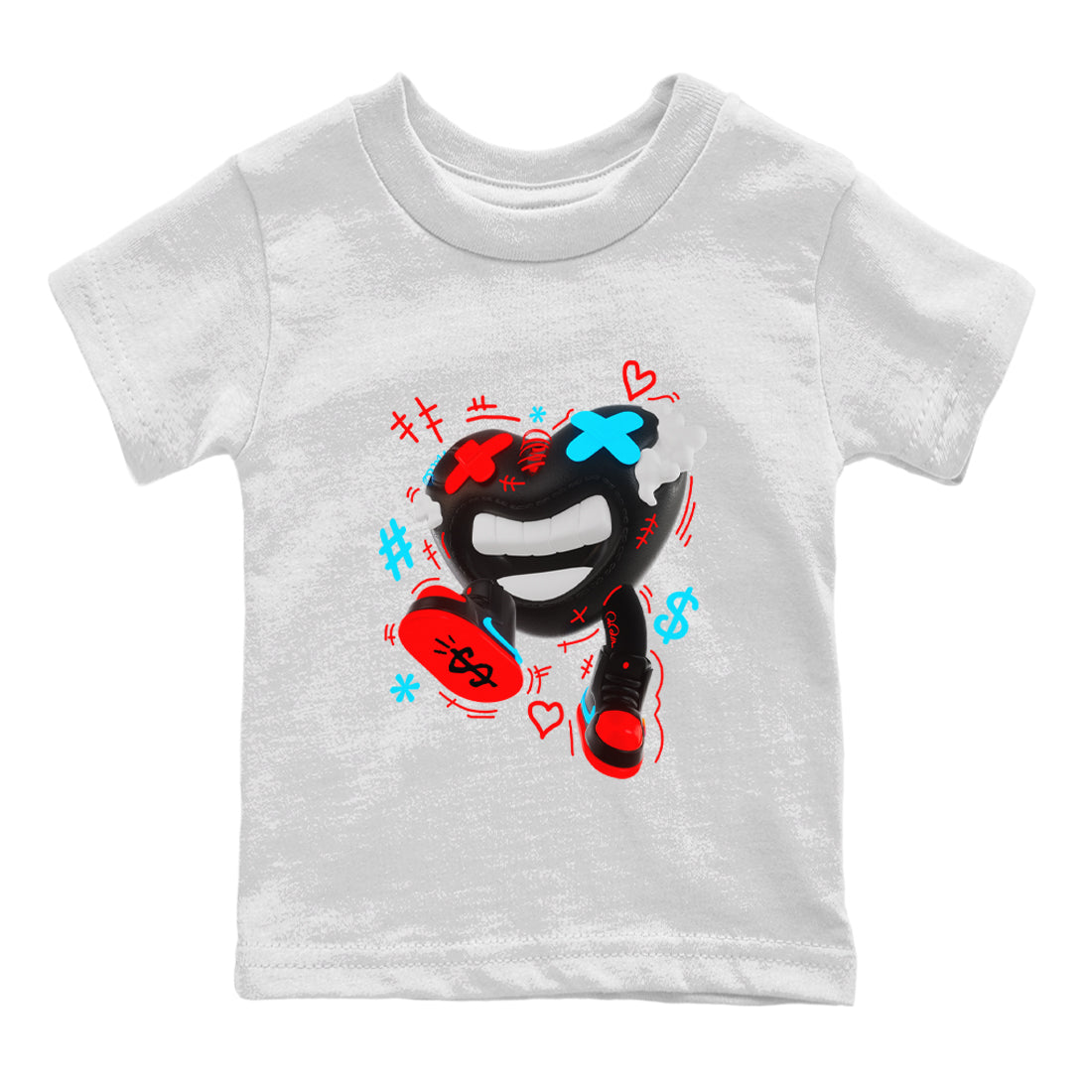 Air Jordan 1 UNC to Chicago shirt to match jordans Walk In Love Streetwear Sneaker Shirt AJ1 UNC to Chicago Drip Gear Zone Sneaker Matching Clothing Baby Toddler White 2 T-Shirt