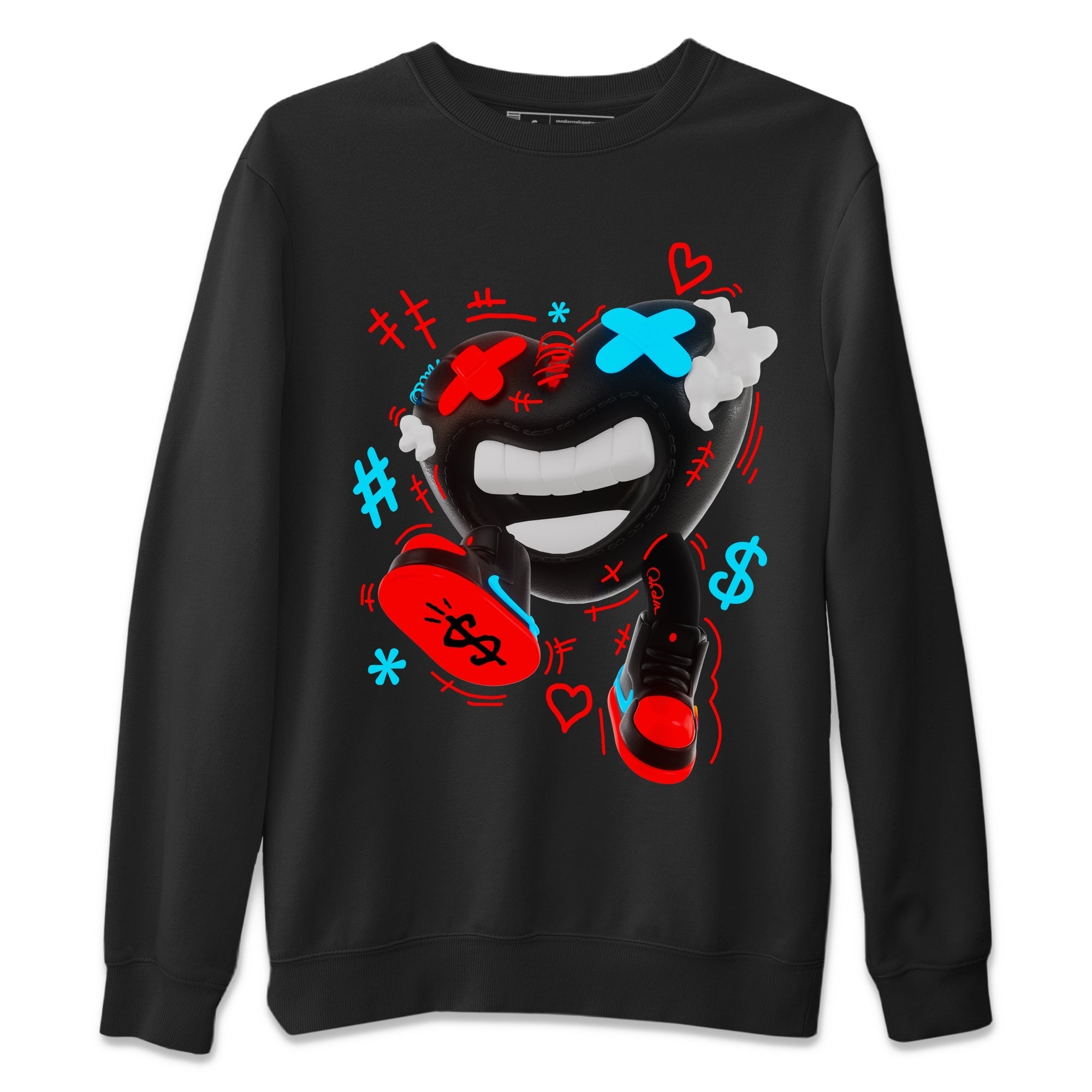 Air Jordan 1 UNC to Chicago shirt to match jordans Walk In Love Streetwear Sneaker Shirt AJ1 UNC to Chicago Drip Gear Zone Sneaker Matching Clothing Unisex Black 2 T-Shirt