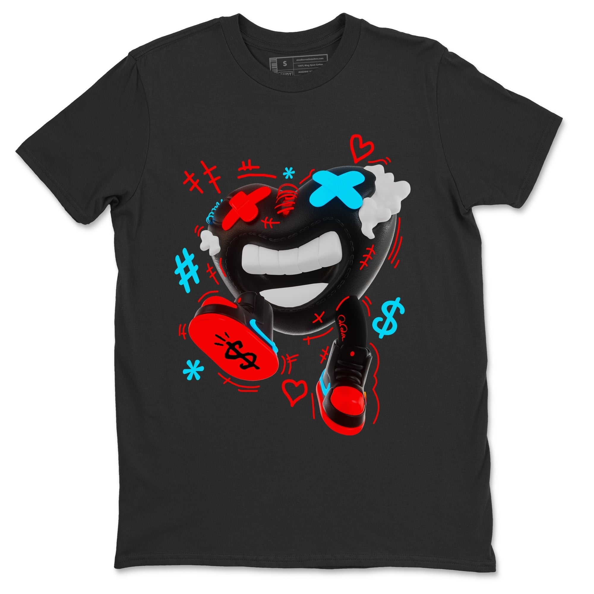 Air Jordan 1 UNC to Chicago shirt to match jordans Walk In Love Streetwear Sneaker Shirt AJ1 UNC to Chicago Drip Gear Zone Sneaker Matching Clothing Unisex Black 2 T-Shirt