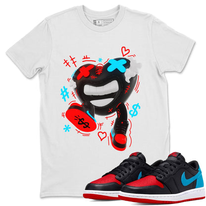 Air Jordan 1 UNC to Chicago shirt to match jordans Walk In Love Streetwear Sneaker Shirt AJ1 UNC to Chicago Drip Gear Zone Sneaker Matching Clothing Unisex White 1 T-Shirt