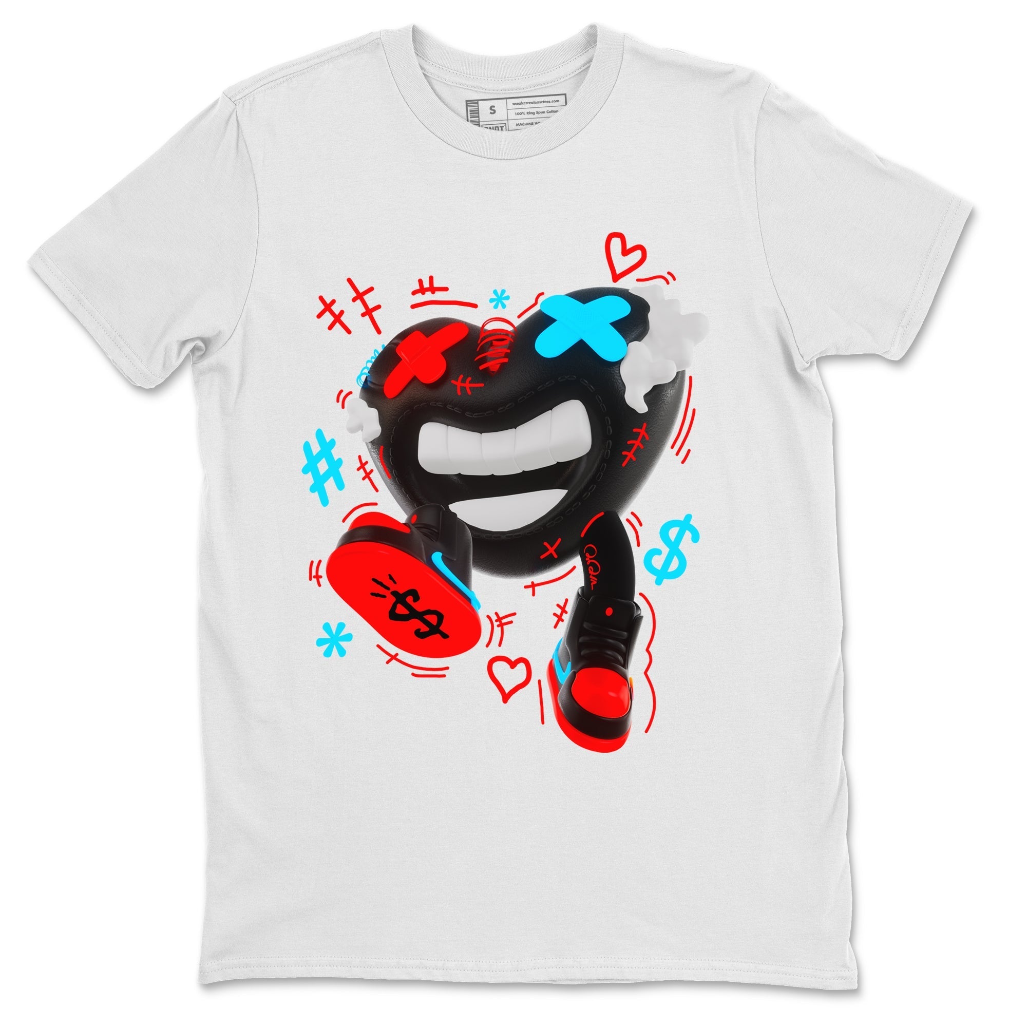 Air Jordan 1 UNC to Chicago shirt to match jordans Walk In Love Streetwear Sneaker Shirt AJ1 UNC to Chicago Drip Gear Zone Sneaker Matching Clothing Unisex White 2 T-Shirt