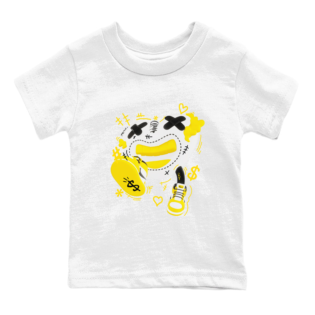 1s Yellow Ochre shirt to match jordans Walk In Love sneaker tees streetwear brand Air Jordan 1 Yellow Ochre Drip Gear Zone Brand baby toddler White 2 cotton Shirt