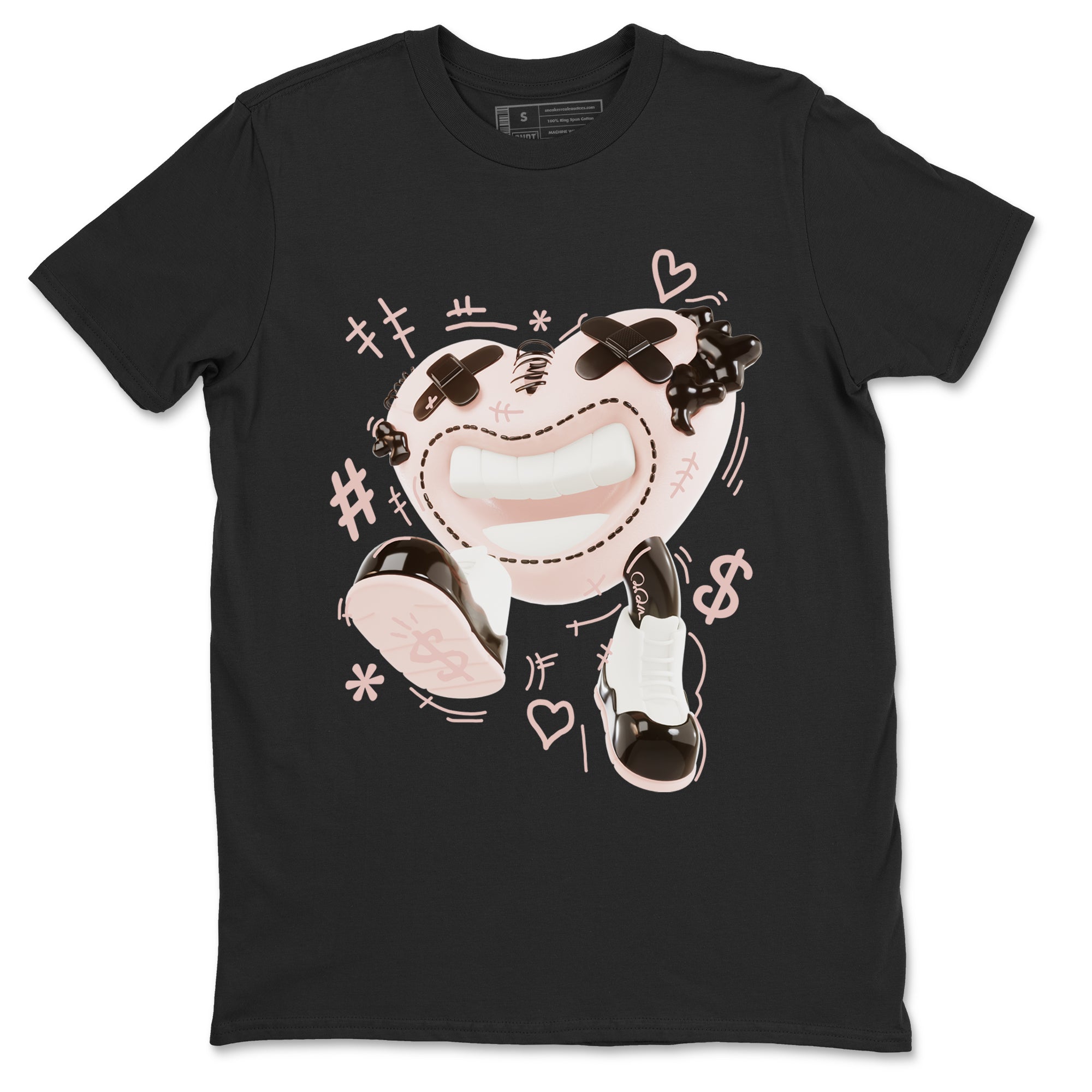 Air Jordan 11 Neapolitan shirt to match jordans Walk In Love sneaker matching t-shirts and clothing AJ11 Neapolitan Drip Gear Zone Cotton Casual Unisex Black 2 T-Shirt