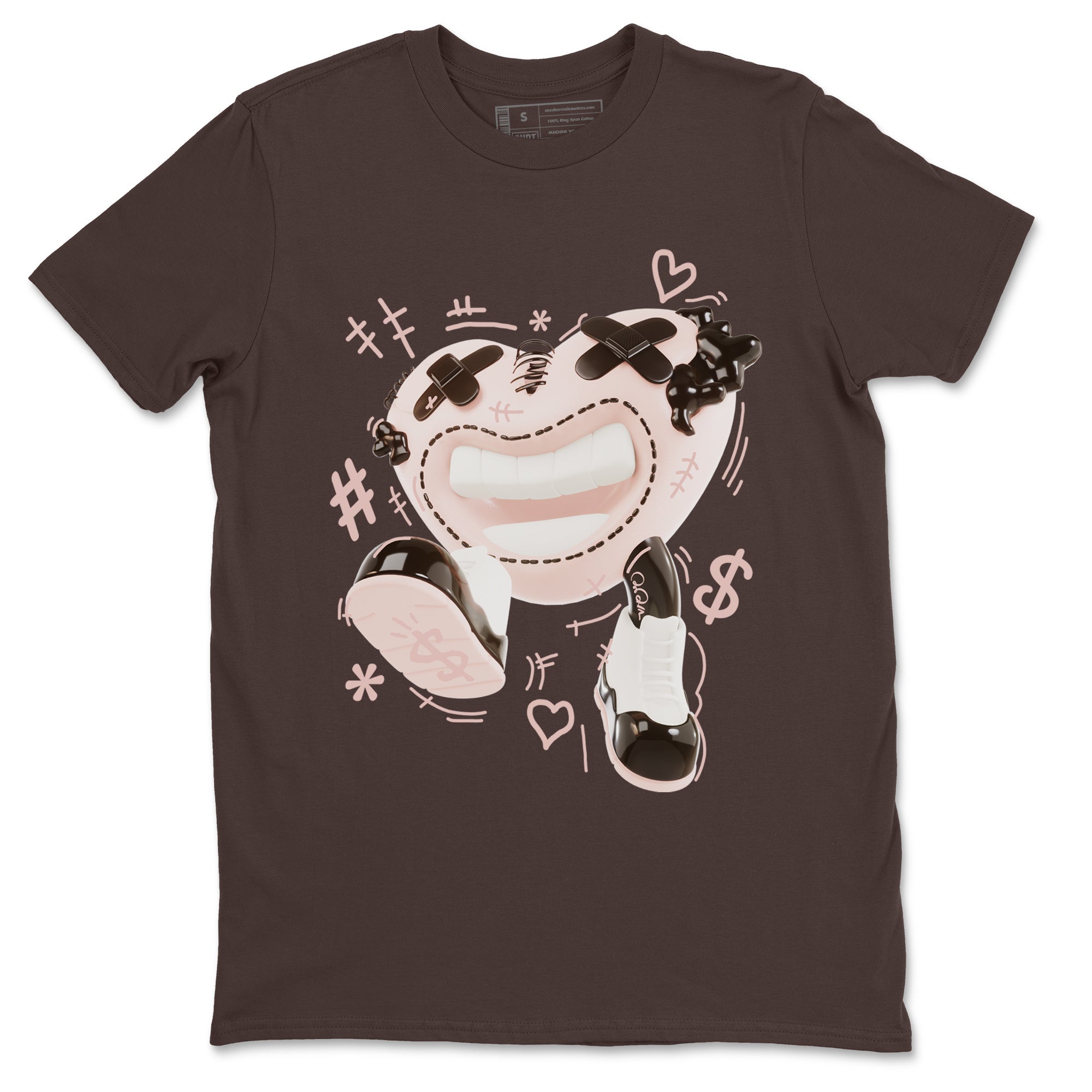 Air Jordan 11 Neapolitan shirt to match jordans Walk In Love sneaker matching t-shirts and clothing AJ11 Neapolitan Drip Gear Zone Cotton Casual Unisex Dark Chocolate 2 T-Shirt