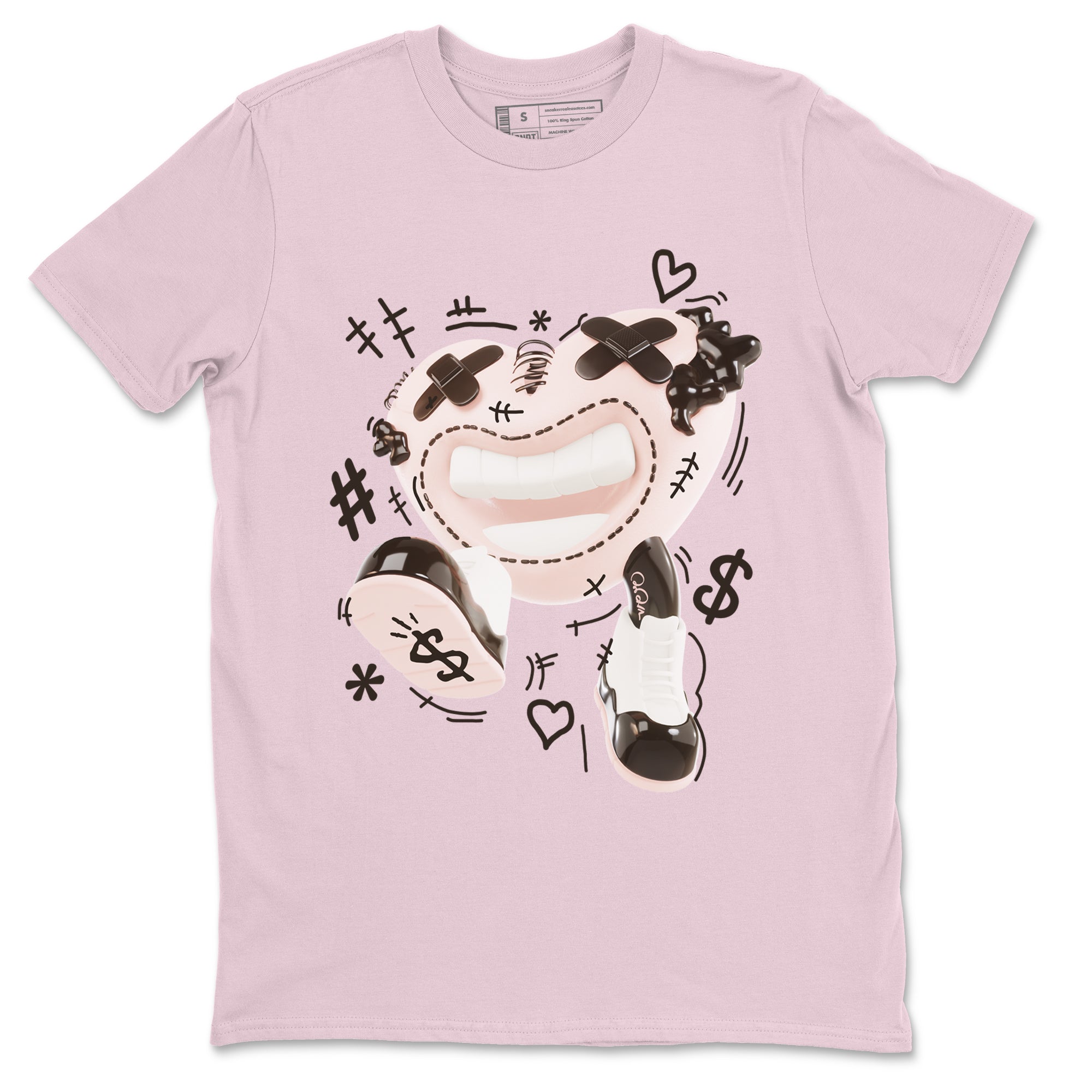 Air Jordan 11 Neapolitan shirt to match jordans Walk In Love sneaker matching t-shirts and clothing AJ11 Neapolitan Drip Gear Zone Cotton Casual Unisex Pink 2 T-Shirt