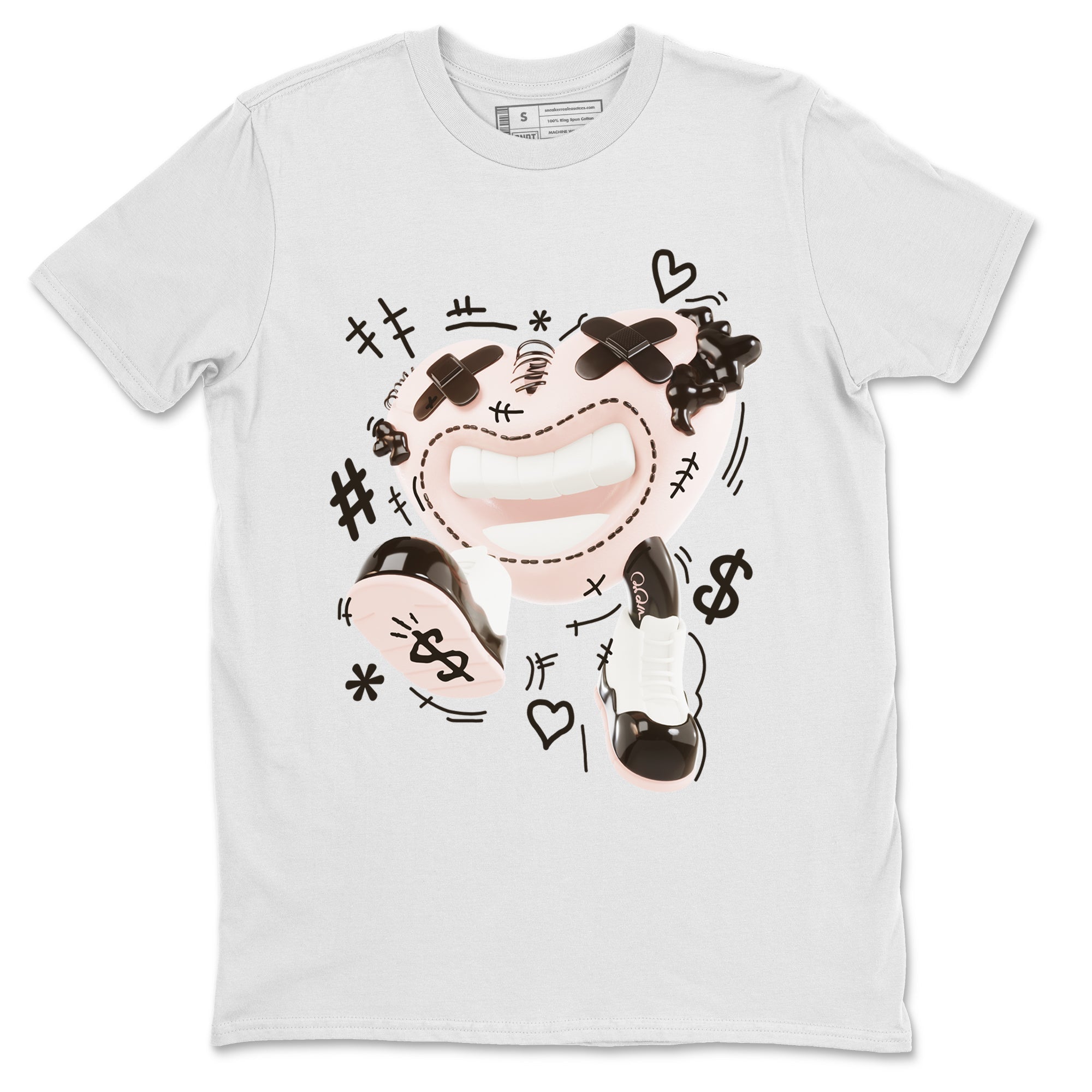 Air Jordan 11 Neapolitan shirt to match jordans Walk In Love sneaker matching t-shirts and clothing AJ11 Neapolitan Drip Gear Zone Cotton Casual Unisex White 2 T-Shirt