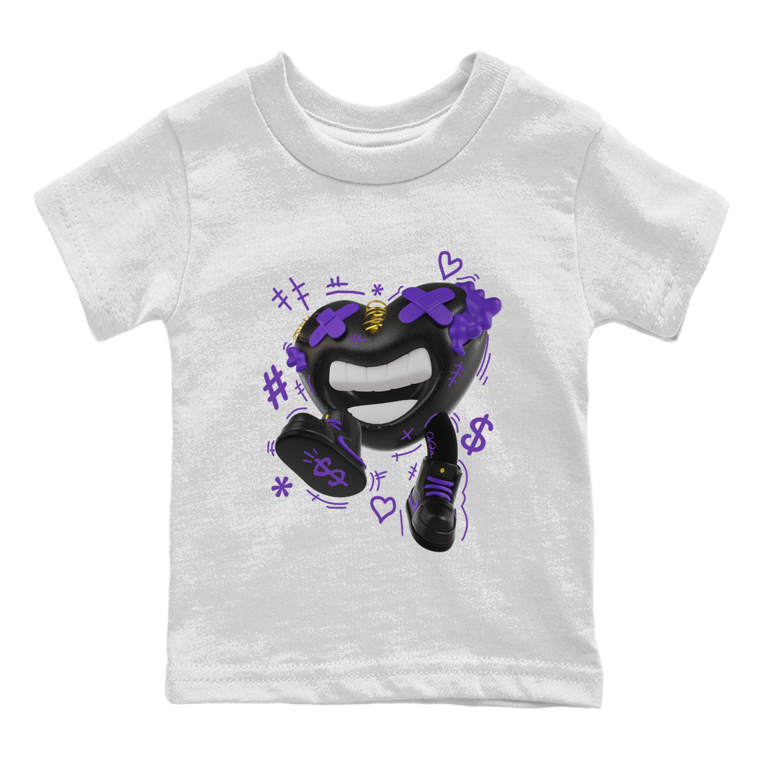 Air Jordan 12 Field Purple shirt to match jordans Walk In Love Streetwear Sneaker Shirt AJ12 Field Purple Drip Gear Zone Sneaker Matching Clothing Baby Toddler White 2 T-Shirt