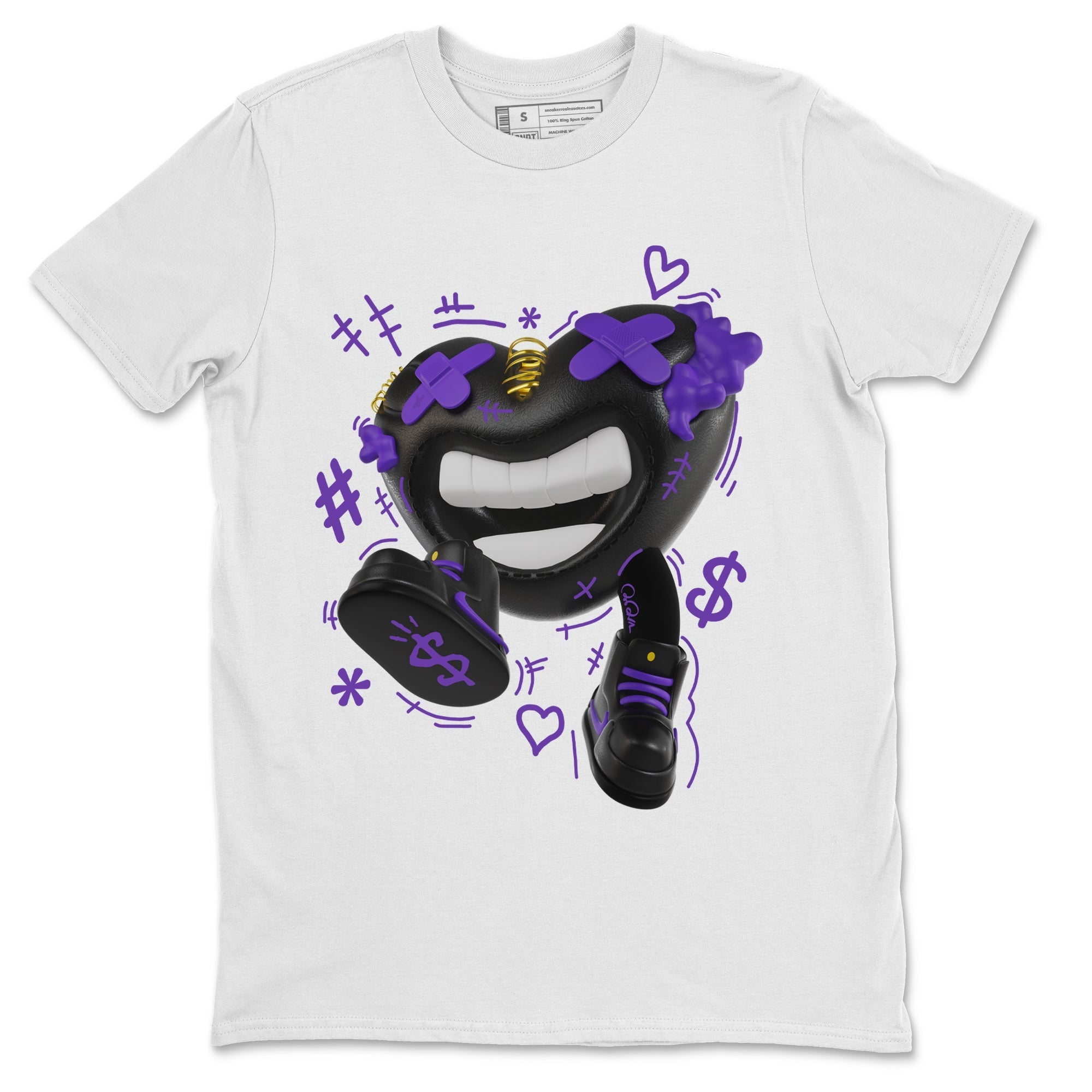 Air Jordan 12 Field Purple shirt to match jordans Walk In Love Streetwear Sneaker Shirt AJ12 Field Purple Drip Gear Zone Sneaker Matching Clothing Unisex White 2 T-Shirt