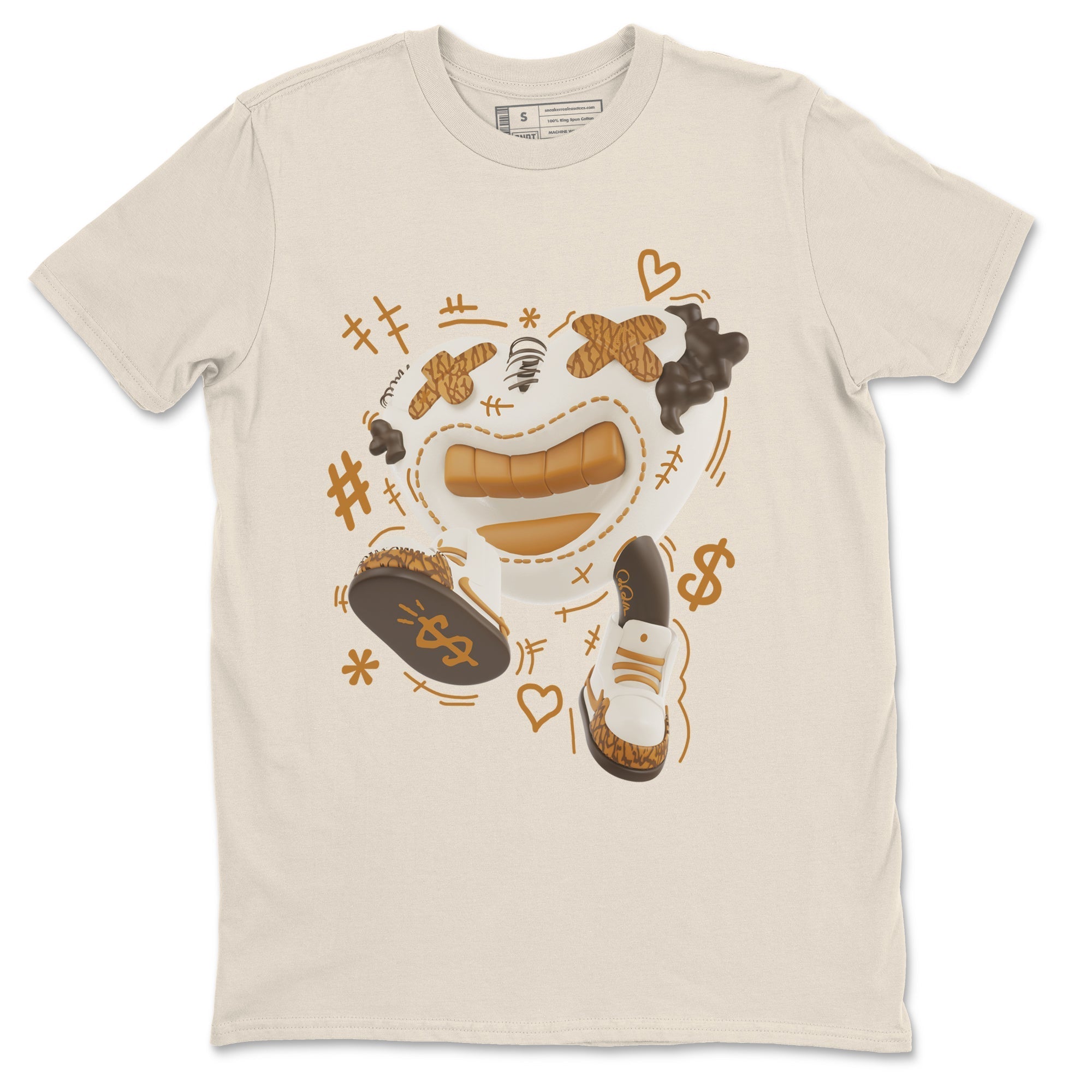 Air Jordan 3 Palomino shirt to match jordans Walk In Love Streetwear Sneaker Shirt AJ3 Palomino Drip Gear Zone Sneaker Matching Clothing Unisex Natural 2 T-Shirt