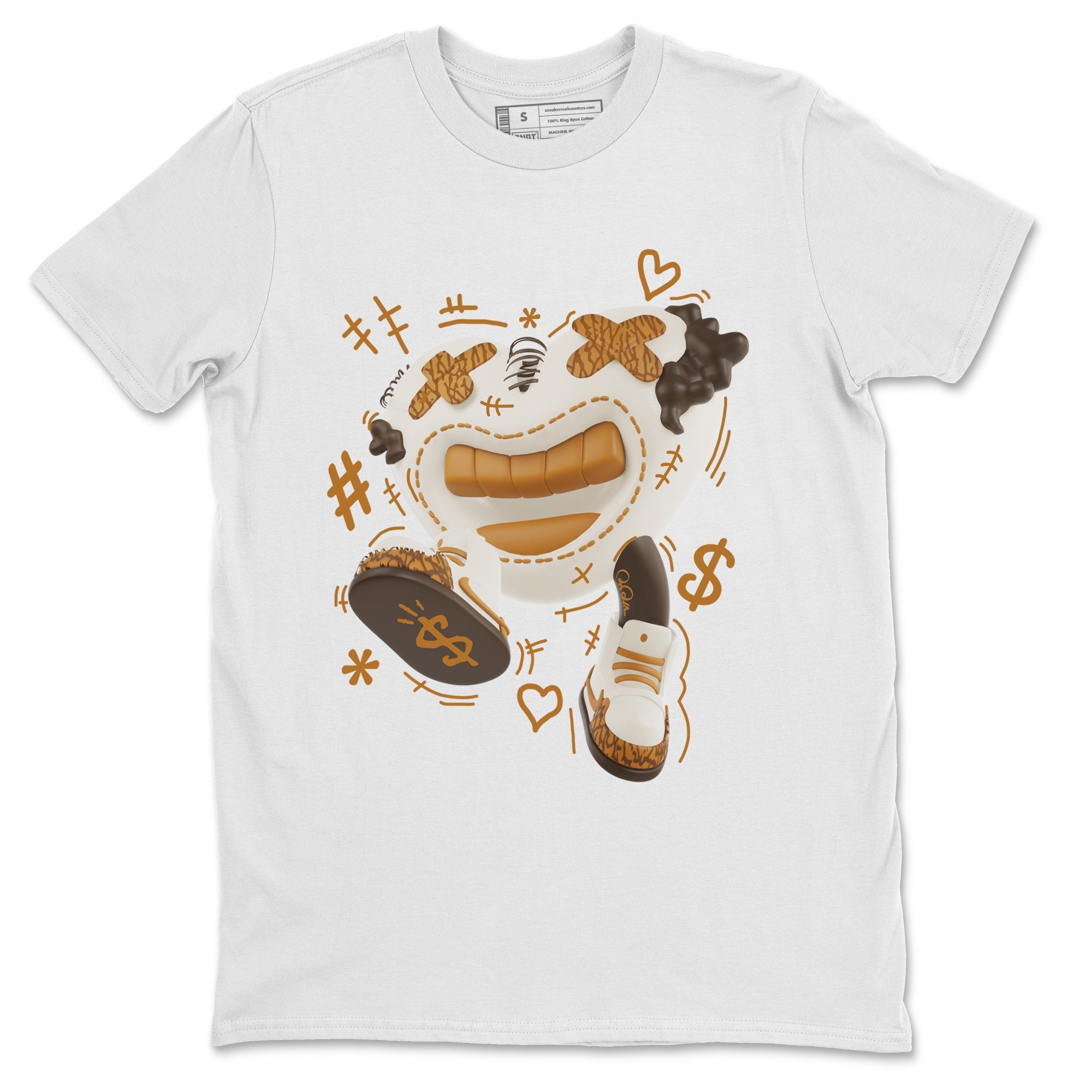 Air Jordan 3 Palomino shirt to match jordans Walk In Love Streetwear Sneaker Shirt AJ3 Palomino Drip Gear Zone Sneaker Matching Clothing Unisex White 2 T-Shirt