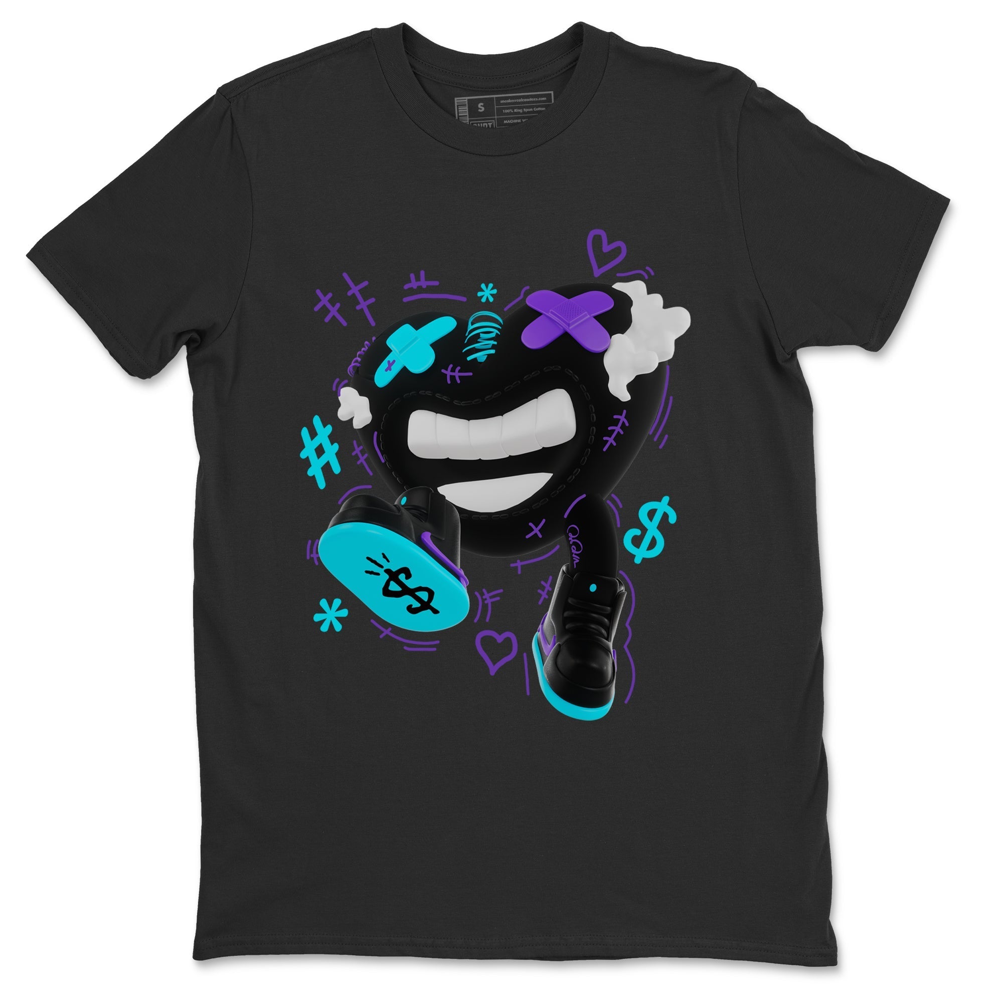 Air Jordan 6 Aqua shirt to match jordans Walk In Love Streetwear Sneaker Shirt AJ6 Aqua Drip Gear Zone Sneaker Matching Clothing Unisex Black 2 T-Shirt