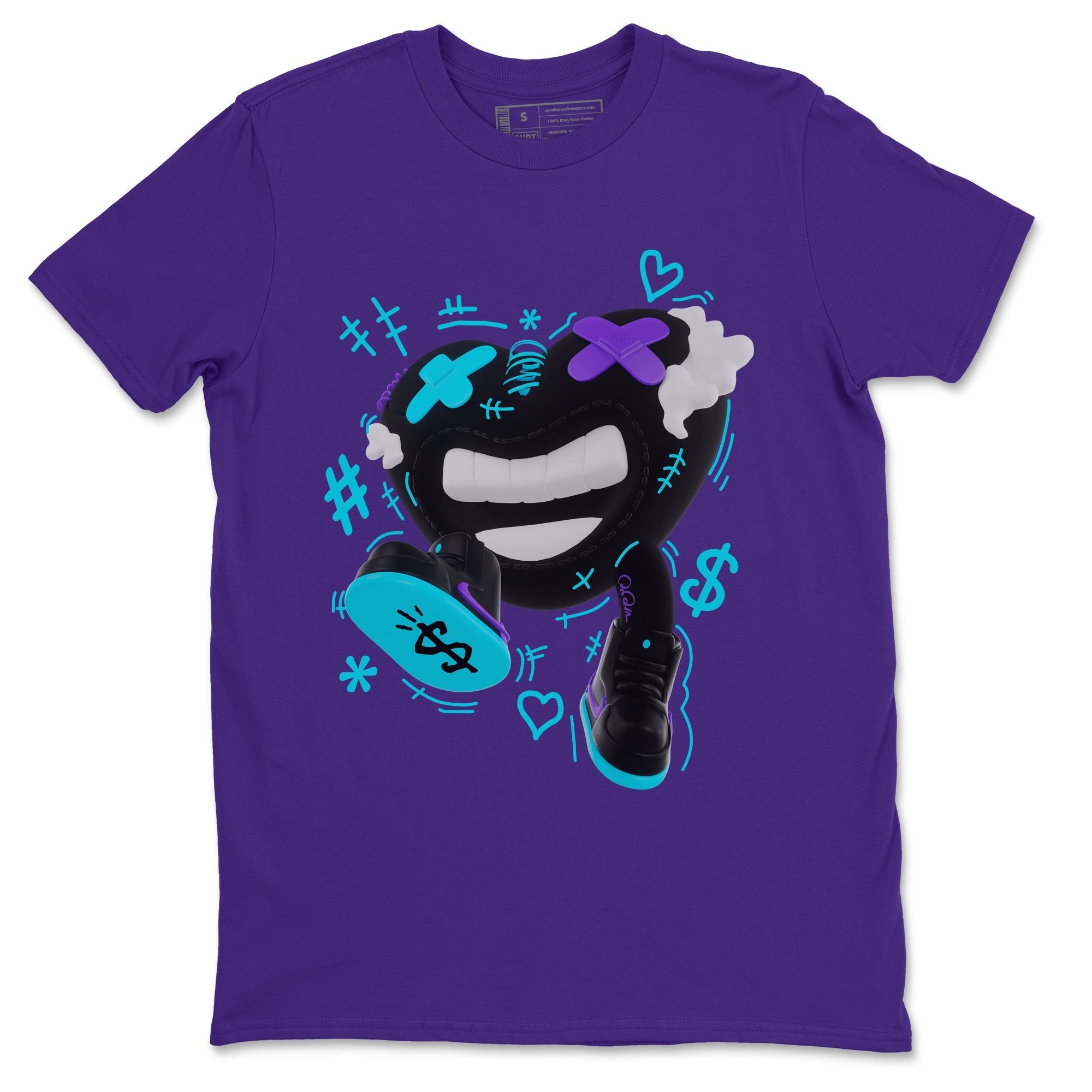 Air Jordan 6 Aqua shirt to match jordans Walk In Love Streetwear Sneaker Shirt AJ6 Aqua Drip Gear Zone Sneaker Matching Clothing Unisex Purple 2 T-Shirt