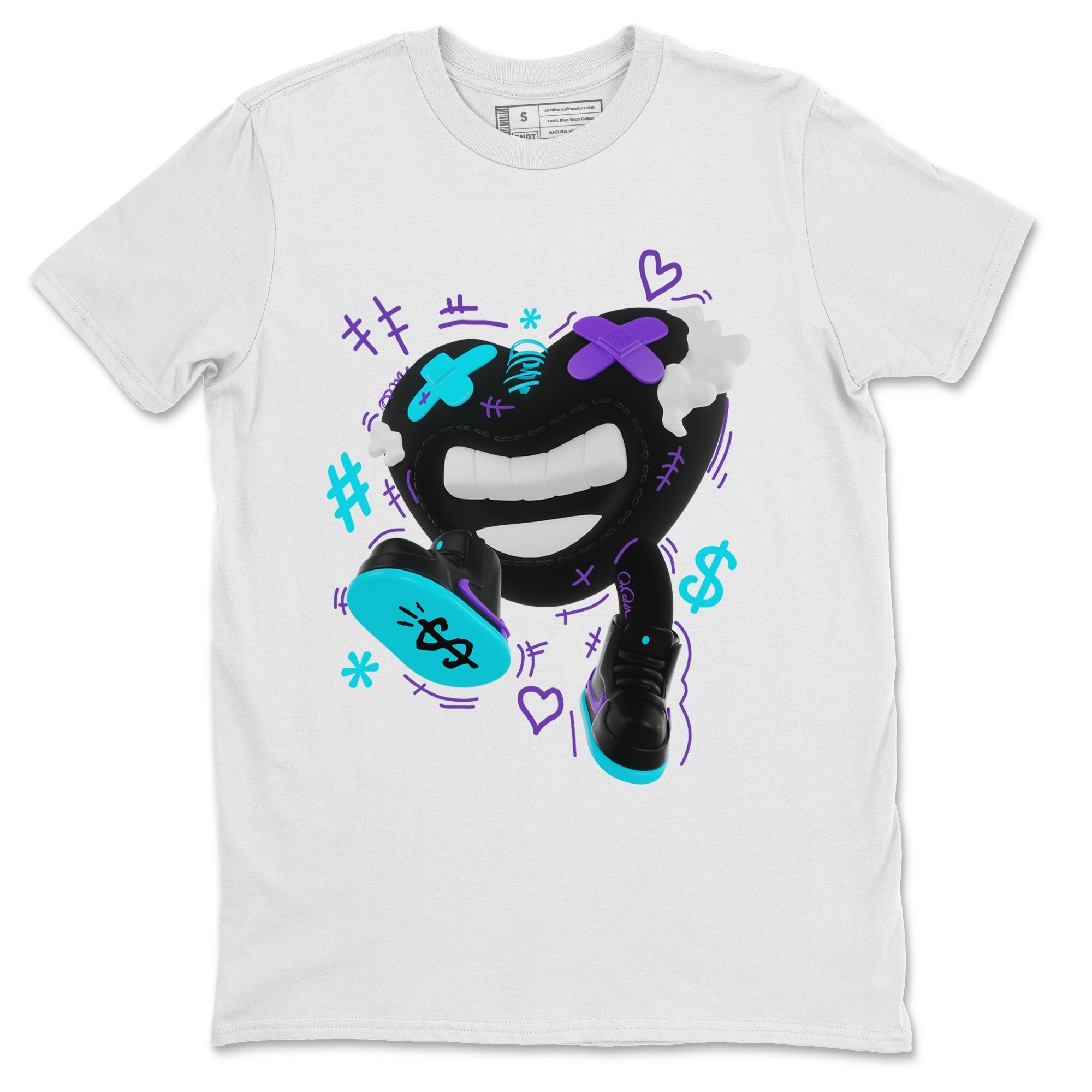 Air Jordan 6 Aqua shirt to match jordans Walk In Love Streetwear Sneaker Shirt AJ6 Aqua Drip Gear Zone Sneaker Matching Clothing Unisex White 2 T-Shirt