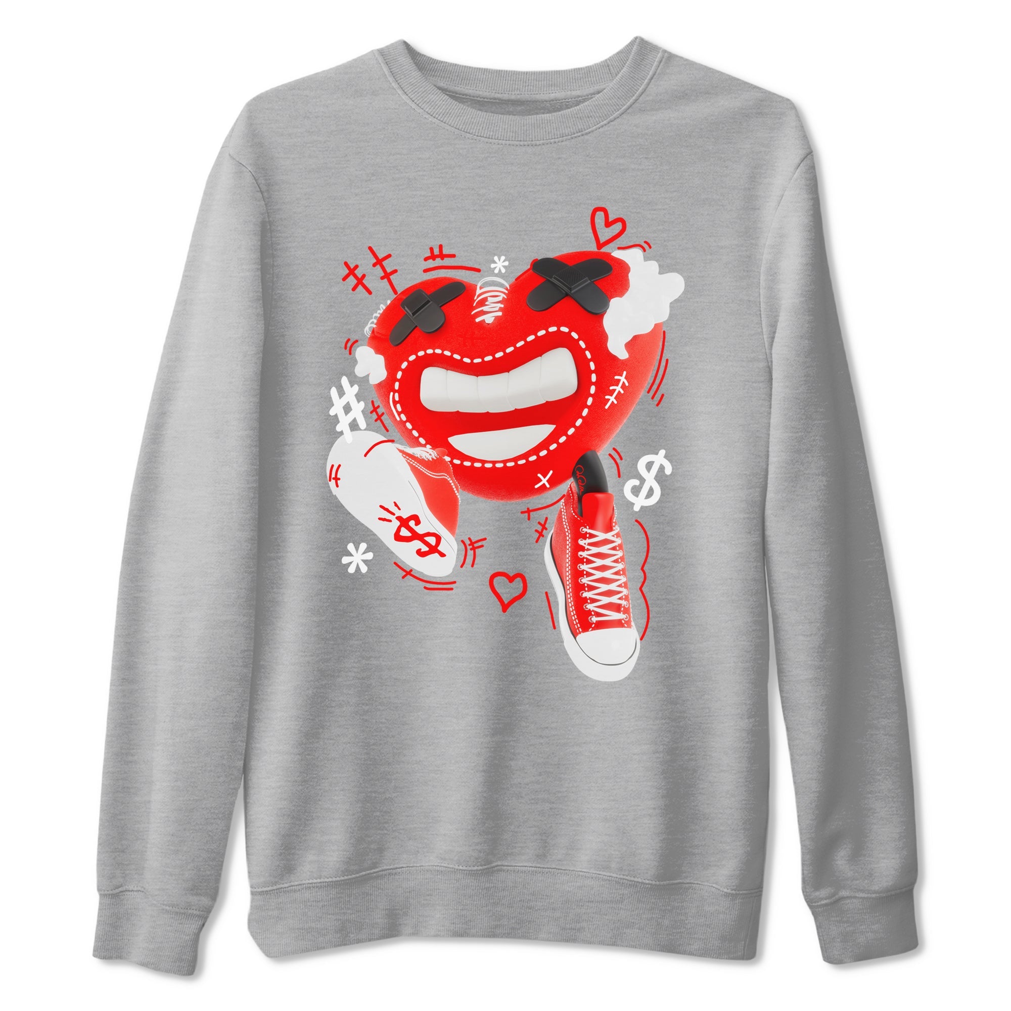 Converse High Top Red shirt to match sneakers Walk In Love sneaker tees Shoes Match Converse High Top Red Drip Gear Zone Sneaker Tee Unisex Heather Grey 2 T-Shirt