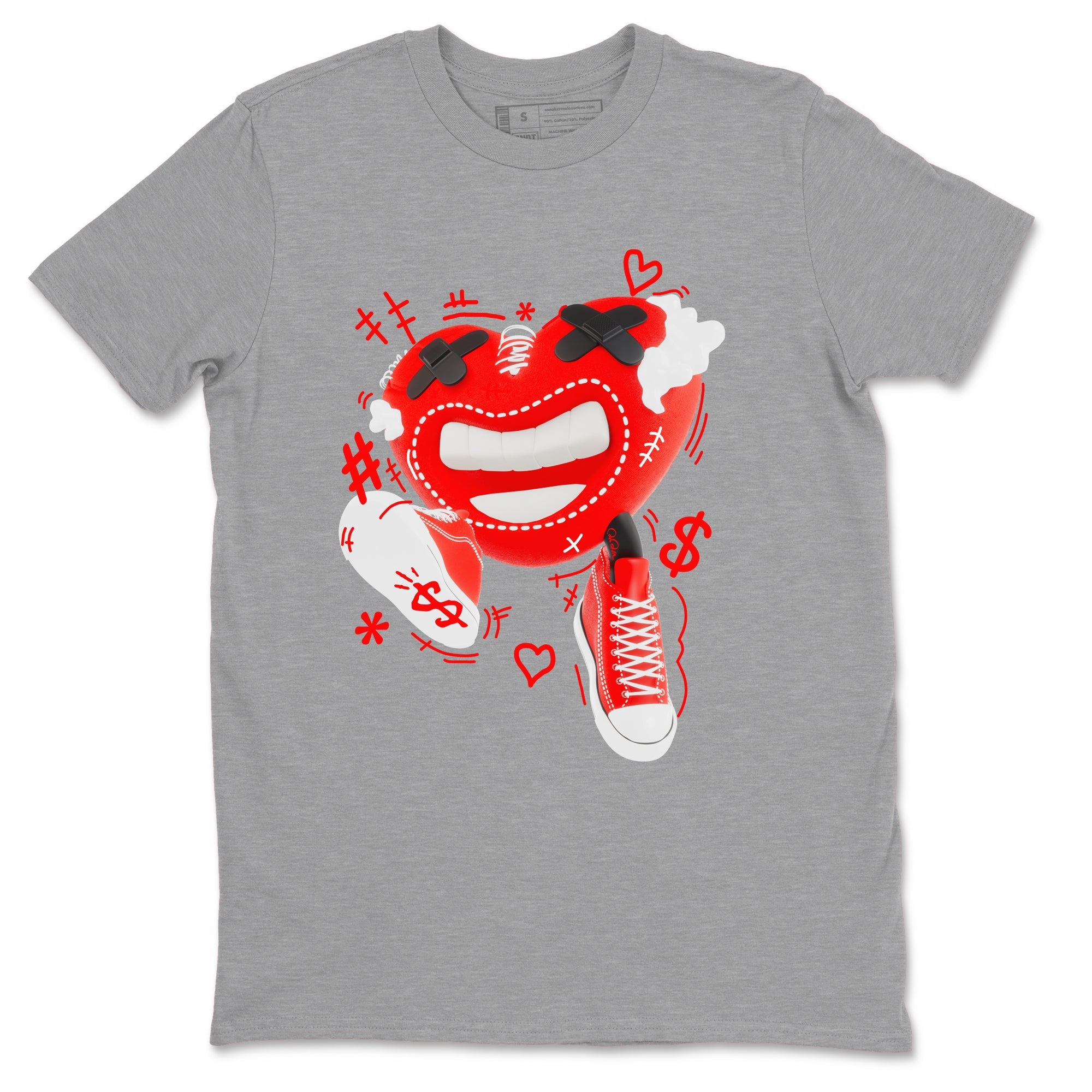 Converse High Top Red shirt to match sneakers Walk In Love sneaker tees Shoes Match Converse High Top Red Drip Gear Zone Sneaker Tee Unisex Heather Grey 2 T-Shirt
