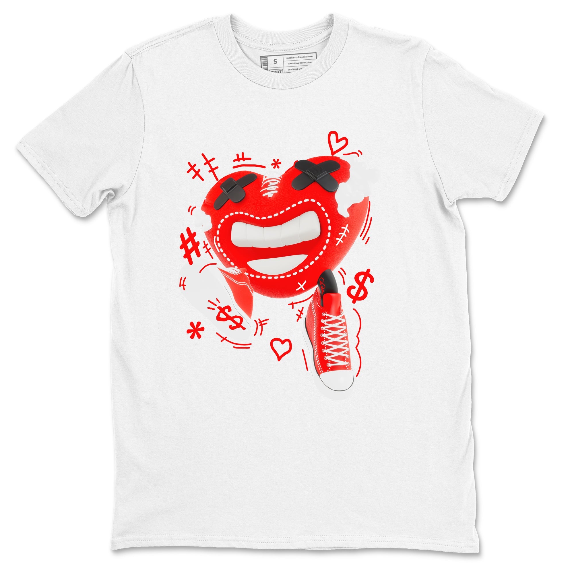 Converse High Top Red shirt to match sneakers Walk In Love sneaker tees Shoes Match Converse High Top Red Drip Gear Zone Sneaker Tee Unisex White 2 T-Shirt
