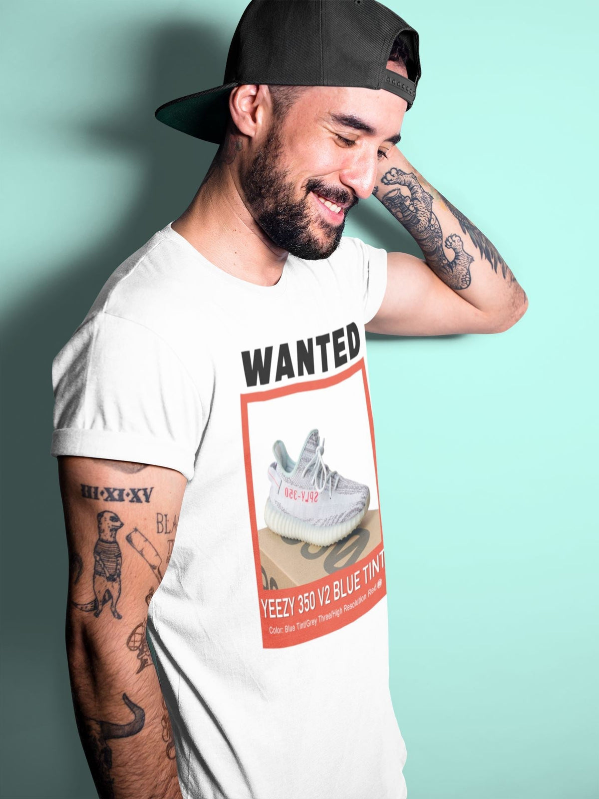 Yeezy 350 Blue Tint Shirt To Match Jordans Wanted Sneaker Tees Yeezy 350 Blue Tint Drip Gear Zone Sneaker Matching Clothing Unisex Shirts