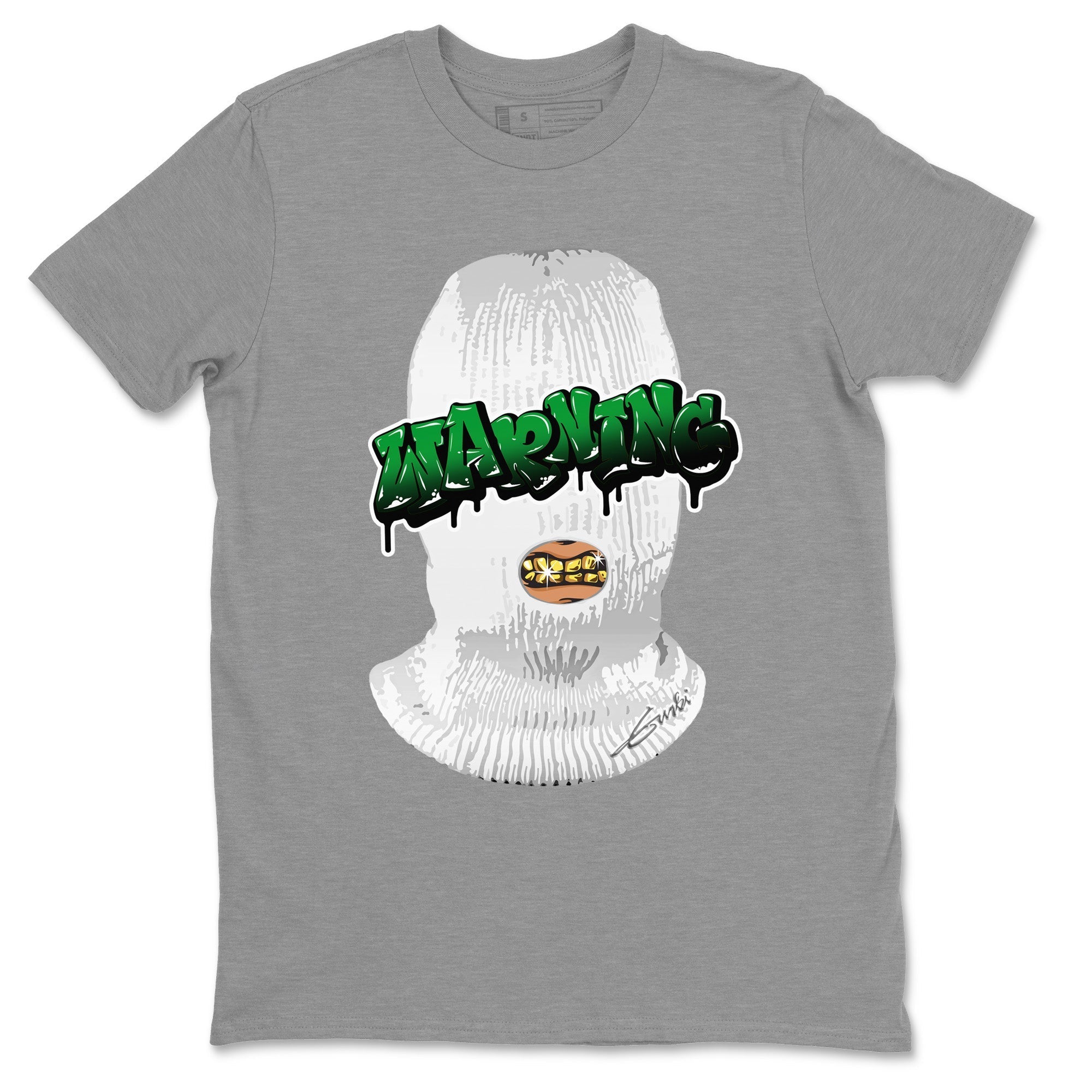 Air Jordan 1 Celtics Sneaker Match Tees Warning Streetwear Sneaker Shirt Air Jordan 1 Retro Celtics Sneaker Release Tees Unisex Shirts Heather Grey 2