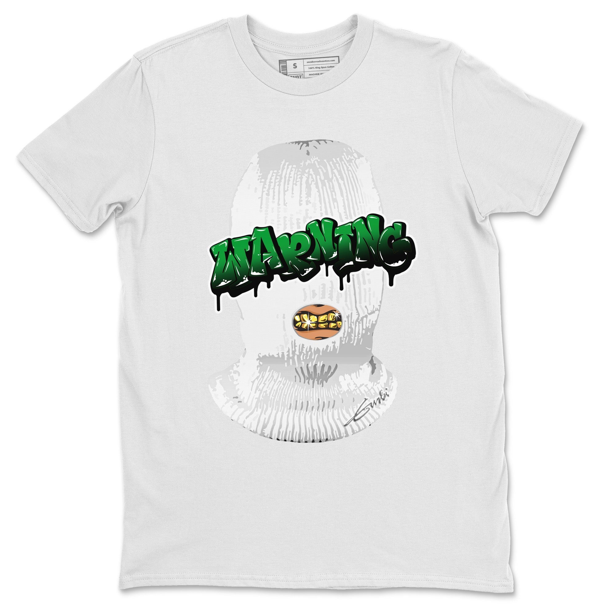 Air Jordan 1 Celtics Sneaker Match Tees Warning Streetwear Sneaker Shirt Air Jordan 1 Retro Celtics Sneaker Release Tees Unisex Shirts White 2