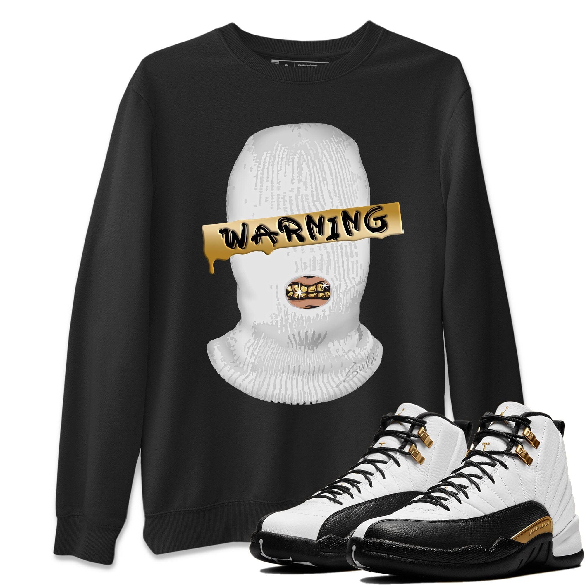 Jordan 12 Royalty Shirt To Match Jordans Warning Sneaker Tees Jordan 12 Royalty Drip Gear Zone Sneaker Matching Clothing Unisex Shirts